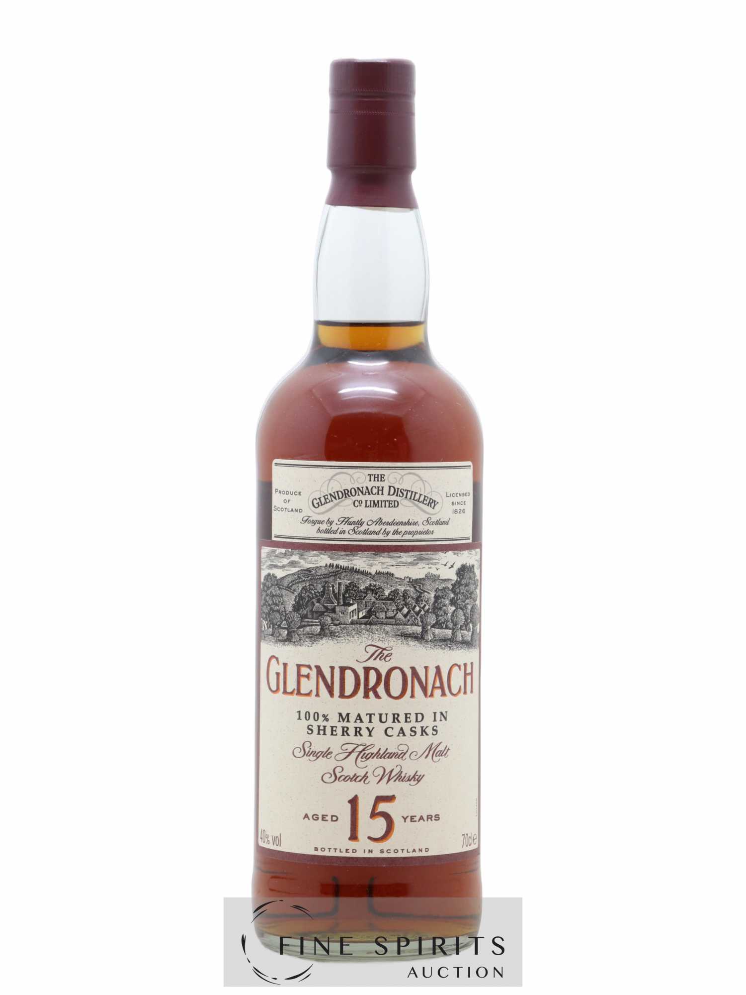 Glendronach 15 years Of. 100% Matured In Sherry Casks - Posten von 1 Flasche - 1
