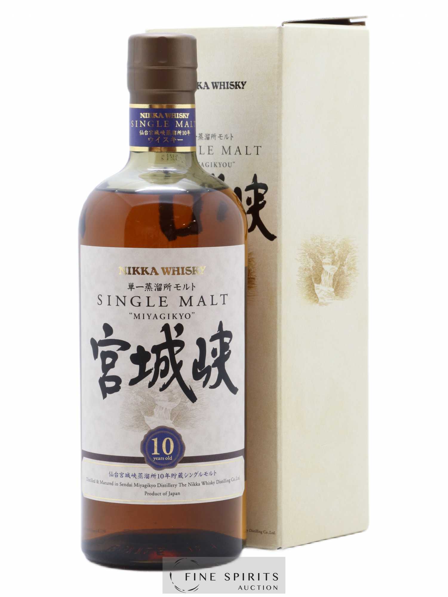 Miyagikyo 10 years Of. Nikka Whisky - Lot de 1 bouteille - 0