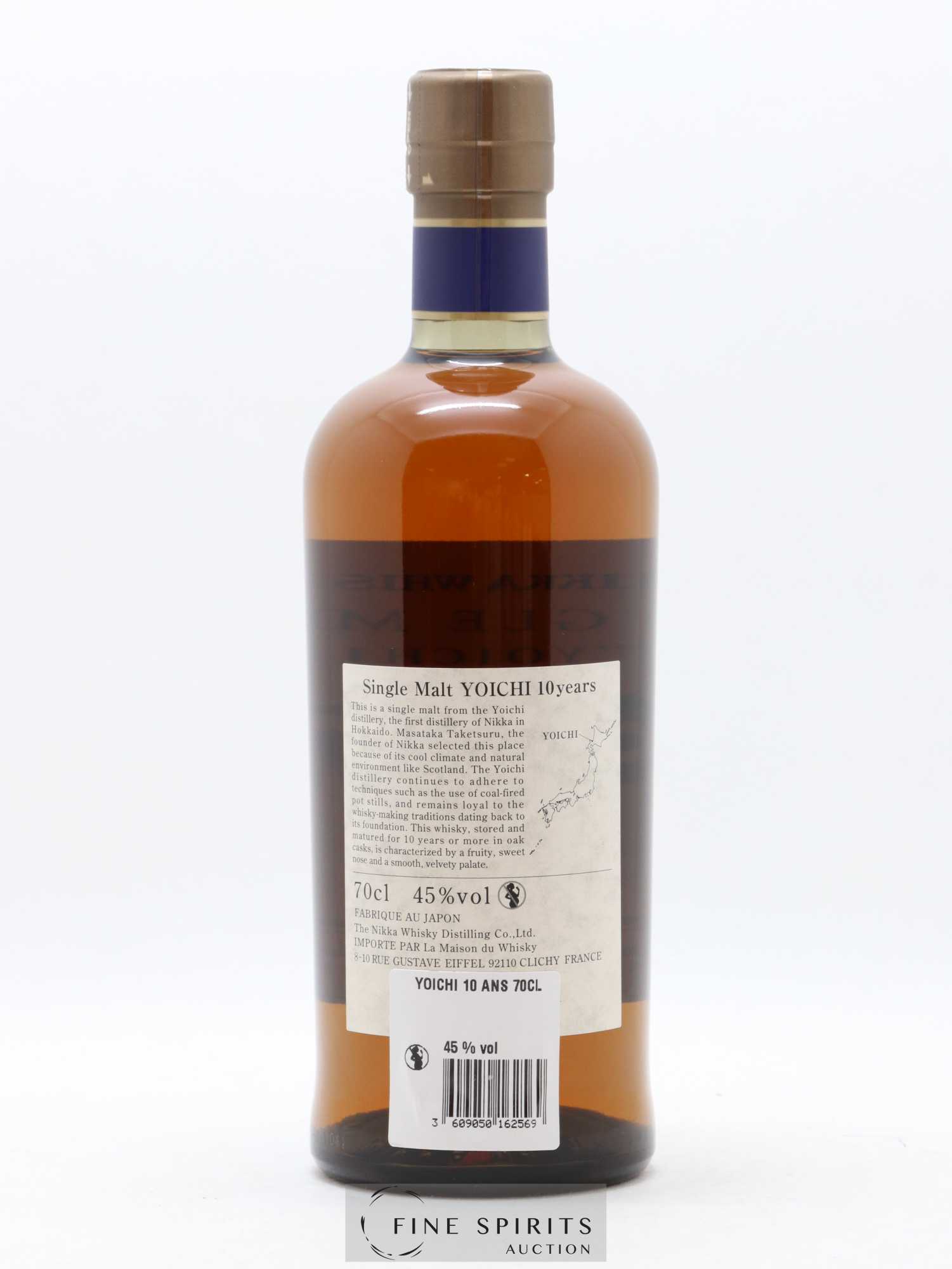 Yoichi 10 years Of. Nikka Whisky - Lot de 1 bouteille - 1