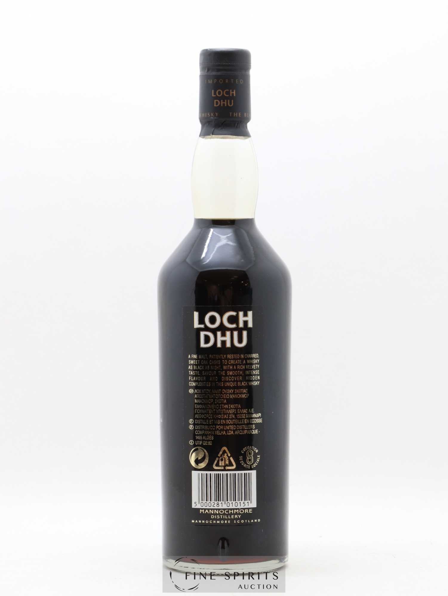 Loch Dhu 10 years Of. The Black Whisky - Posten von 1 Flasche - 1