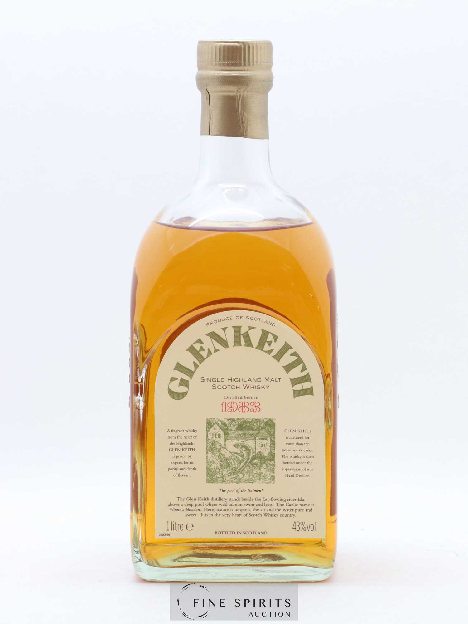 Glen Keith 1983 Of. (1L) - Lot de 1 bouteille - 1
