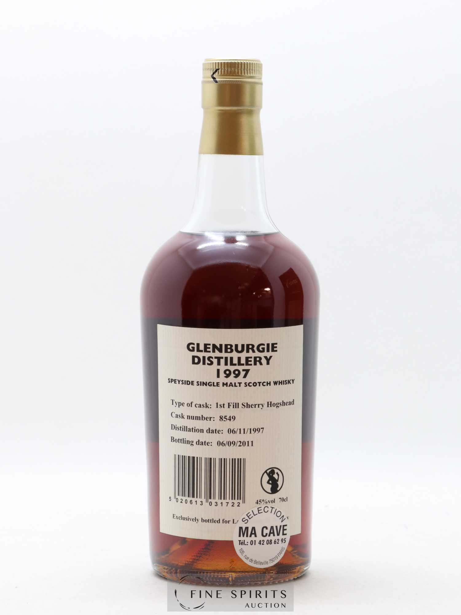 Glenburgie 1997 Gordon & MacPhail Sherry Hogshead Cask n°8549 - bottled 2011 LMDW - Lot de 1 bouteille - 2