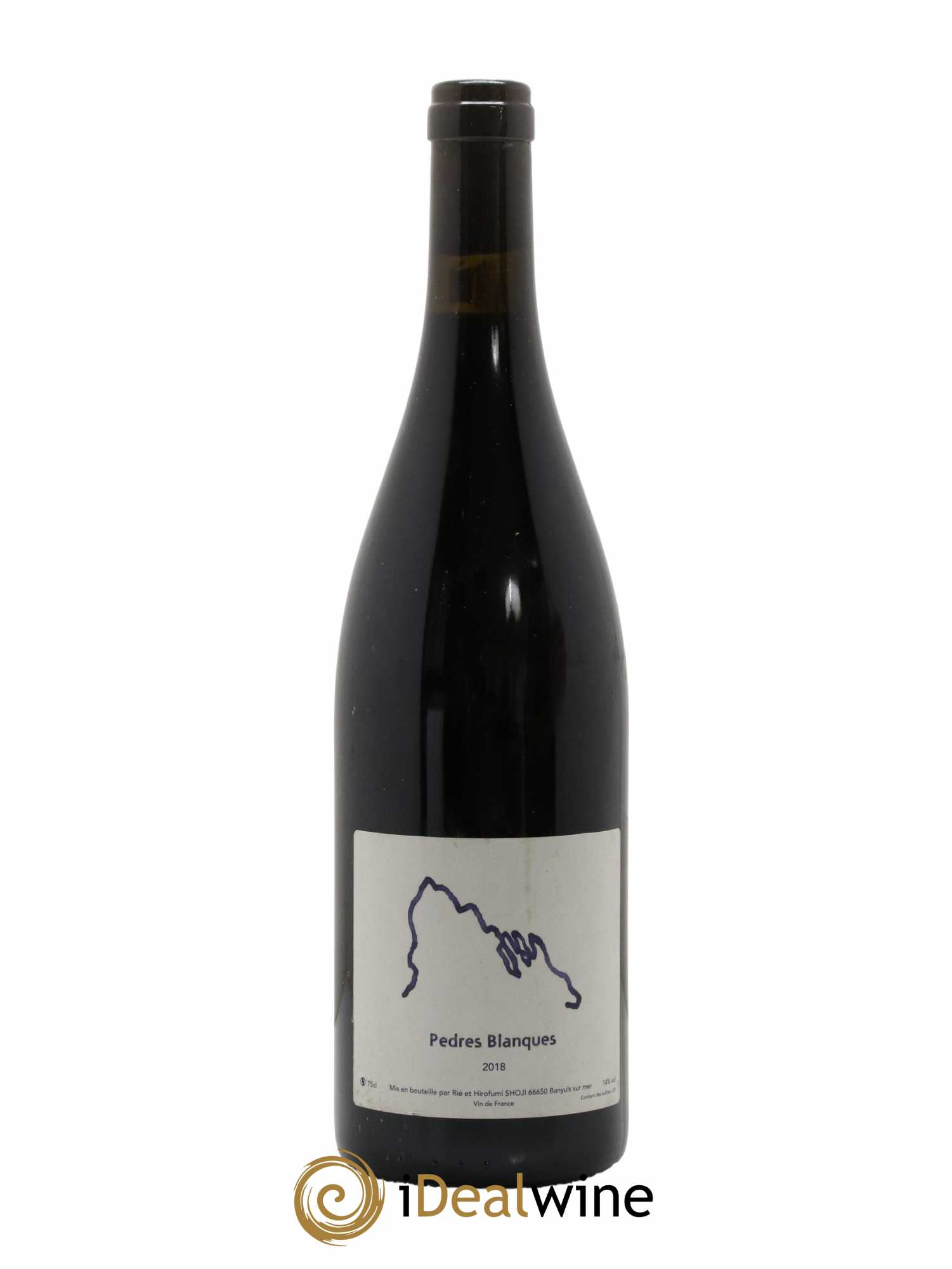 Vin de France Pedres Blanques Rié et Hirofumi Shoji 2018 - Lot de 1 bouteille - 0