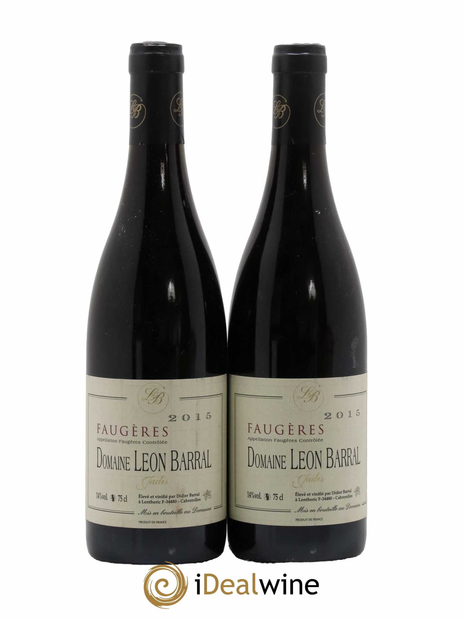 Faugères Jadis Domaine Léon Barral 2015 - Lot de 2 bouteilles - 0