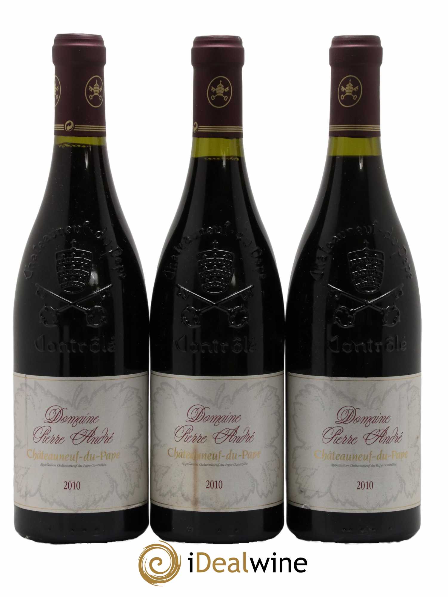 Châteauneuf-du-Pape Pierre André (Domaine) 2010 - Lot de 3 bouteilles - 0