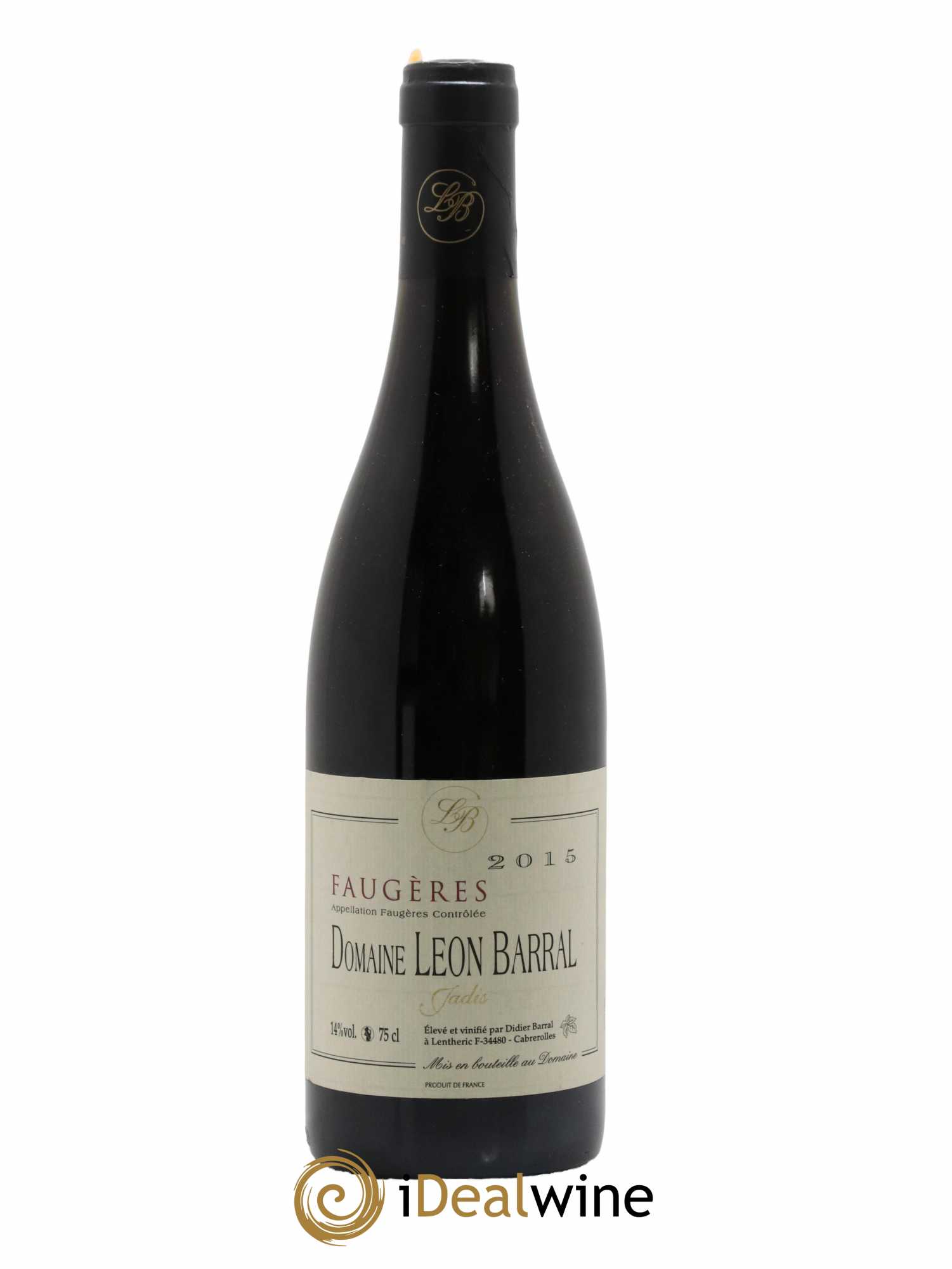Faugères Jadis Domaine Léon Barral 2015 - Lot de 1 bouteille - 0