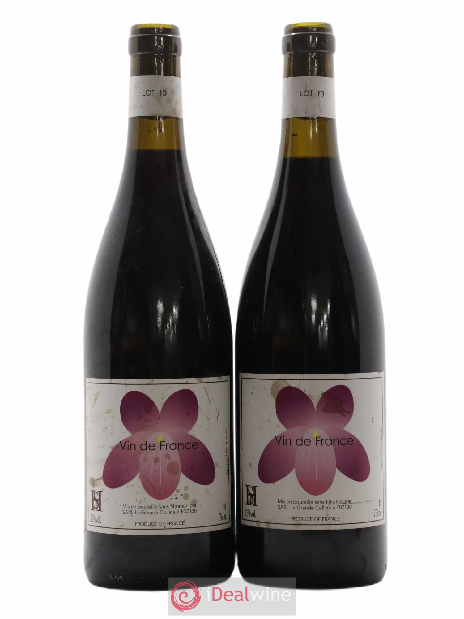 Vin de France (Ex Saint-Joseph) Hirotake Ooka - Domaine La Grande Colline 2013 - Lot de 2 bouteilles - 0