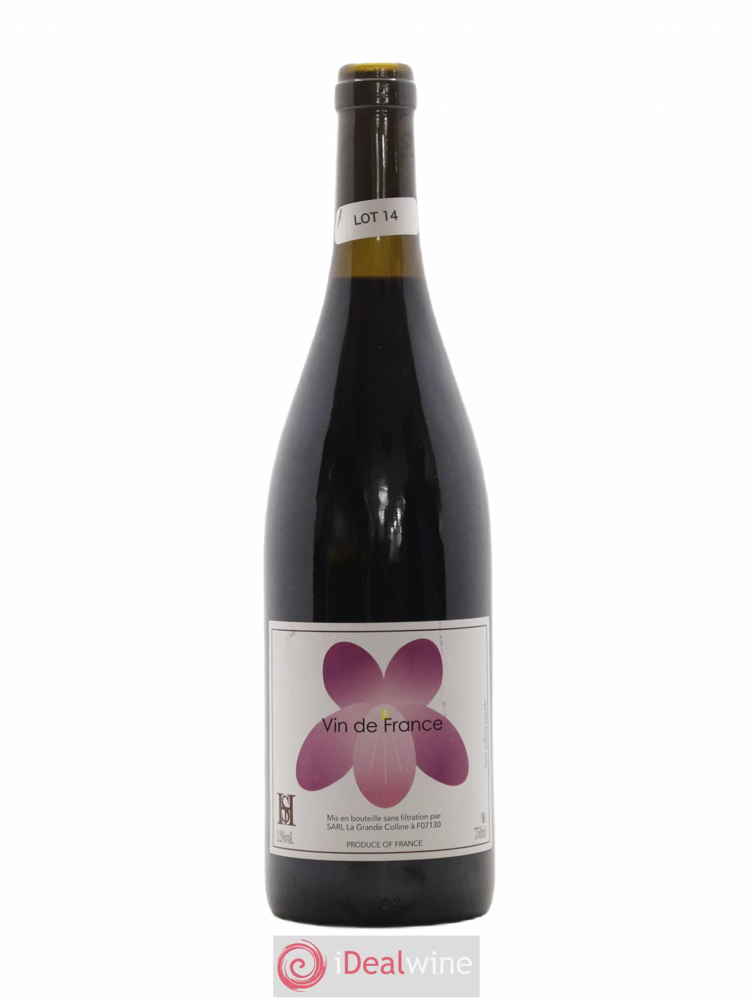Vin de France (Ex Saint-Joseph) Hirotake Ooka - Domaine La Grande Colline 2014 - Lot de 1 bouteille - 0
