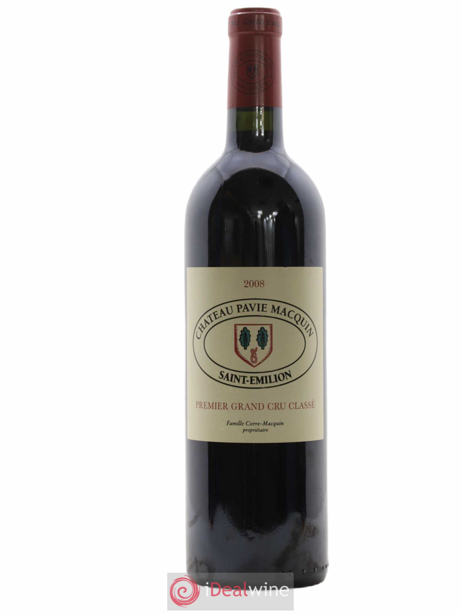Château Pavie Macquin 1er Grand Cru Classé B 2008 - Lot de 1 bouteille - 0