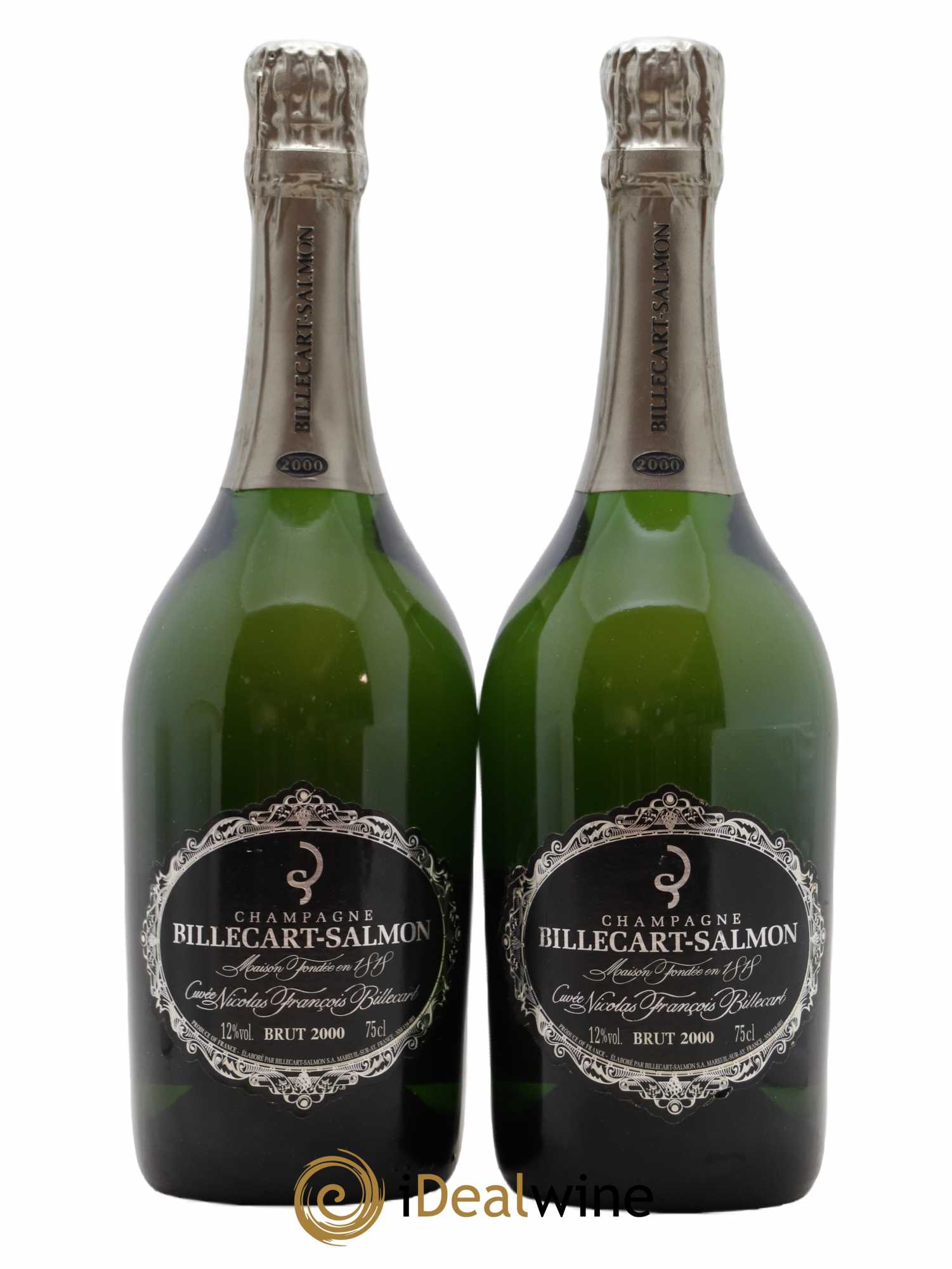 Brut Nicolas François Billecart Billecart-Salmon 2000 - Lot de 2 bouteilles - 0