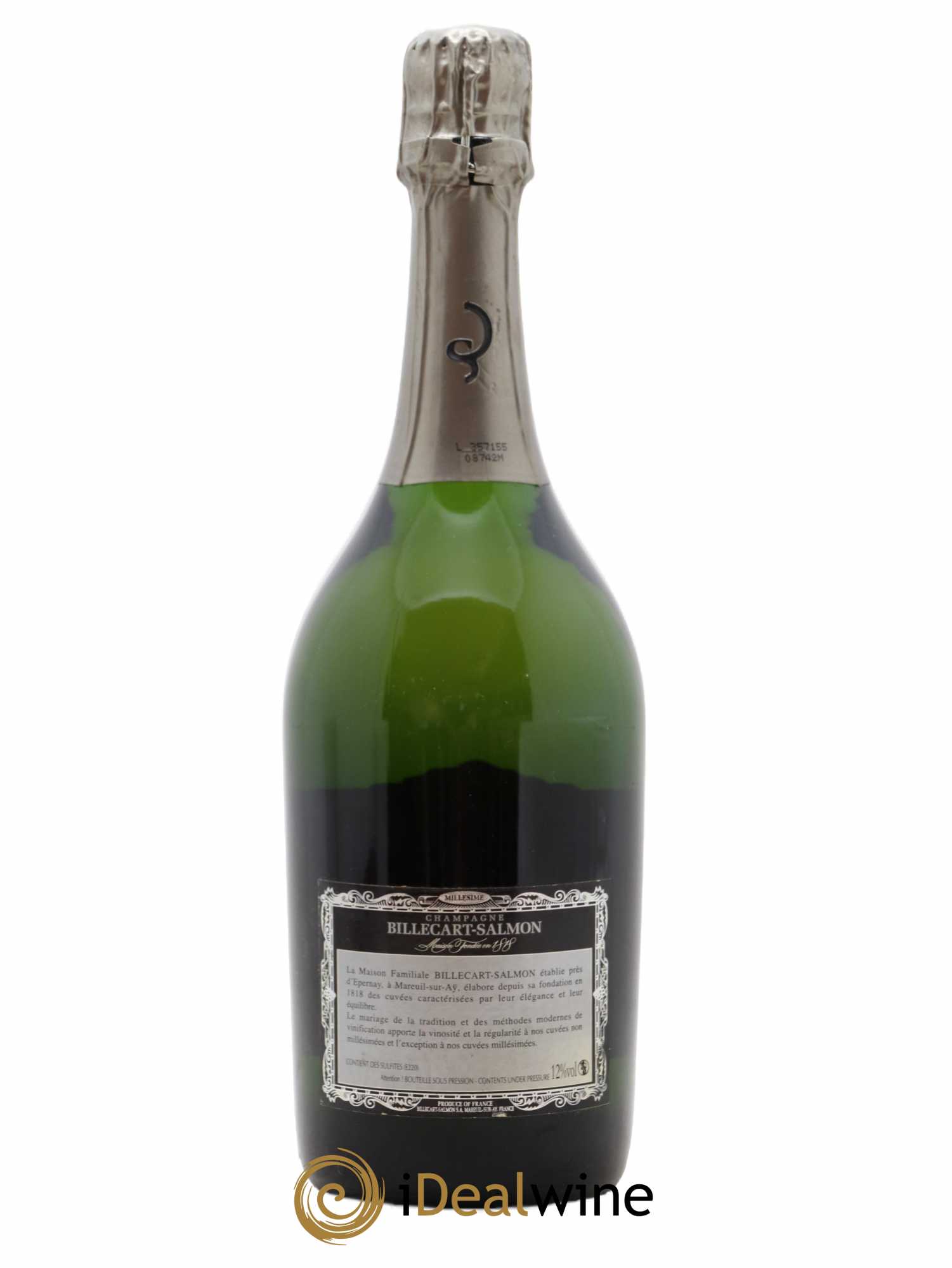 Brut Nicolas François Billecart Billecart-Salmon 2000 - Lot de 1 bouteille - 1
