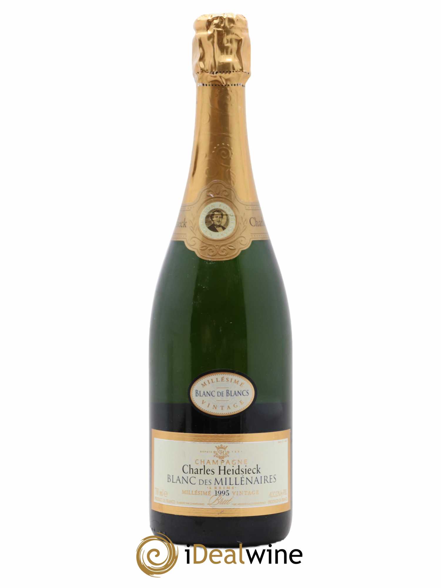 Blanc de Blancs Blanc des Millénaires Brut Charles Heidsieck 1995 - Lot de 1 bouteille - 0