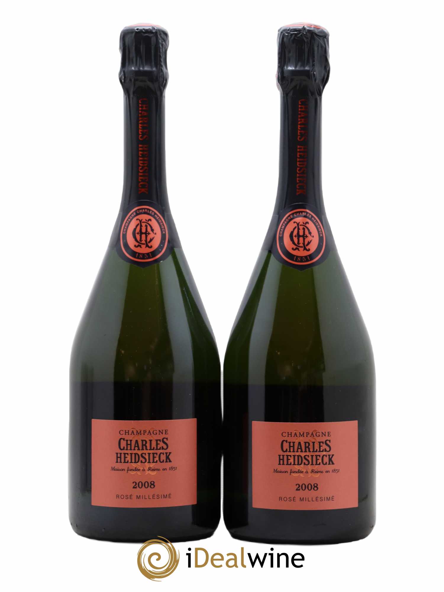 Millésimé Brut Charles Heidsieck 2008 - Lot de 2 bouteilles - 0