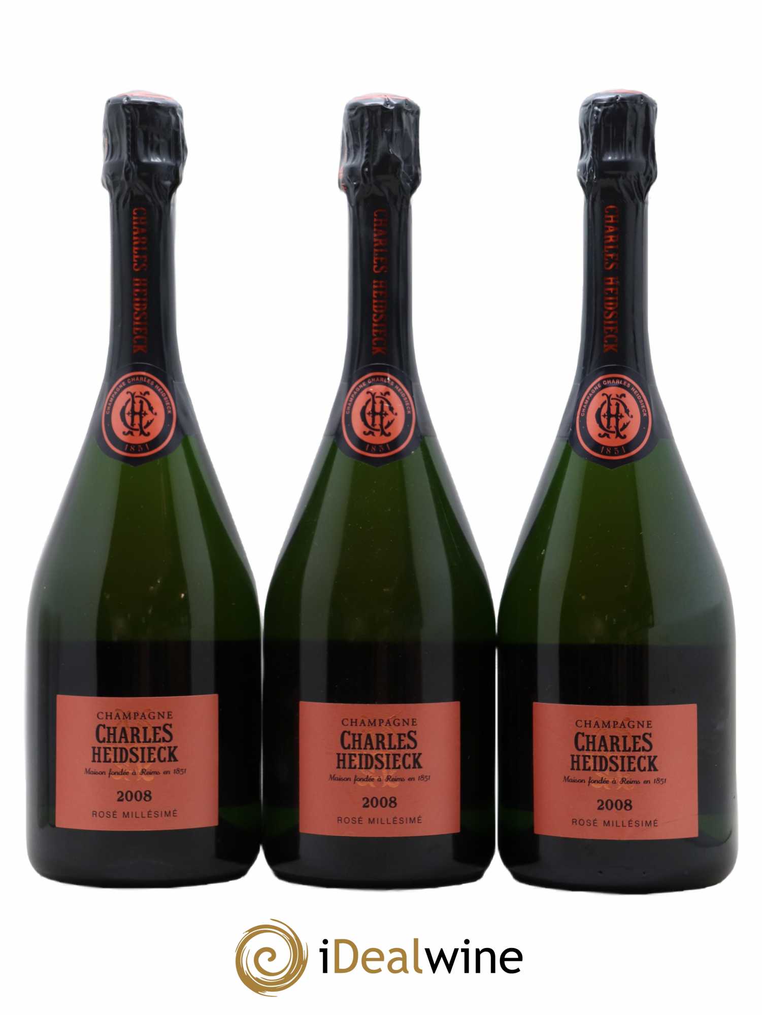 Millésimé Brut Charles Heidsieck 2008 - Lot de 3 bouteilles - 0
