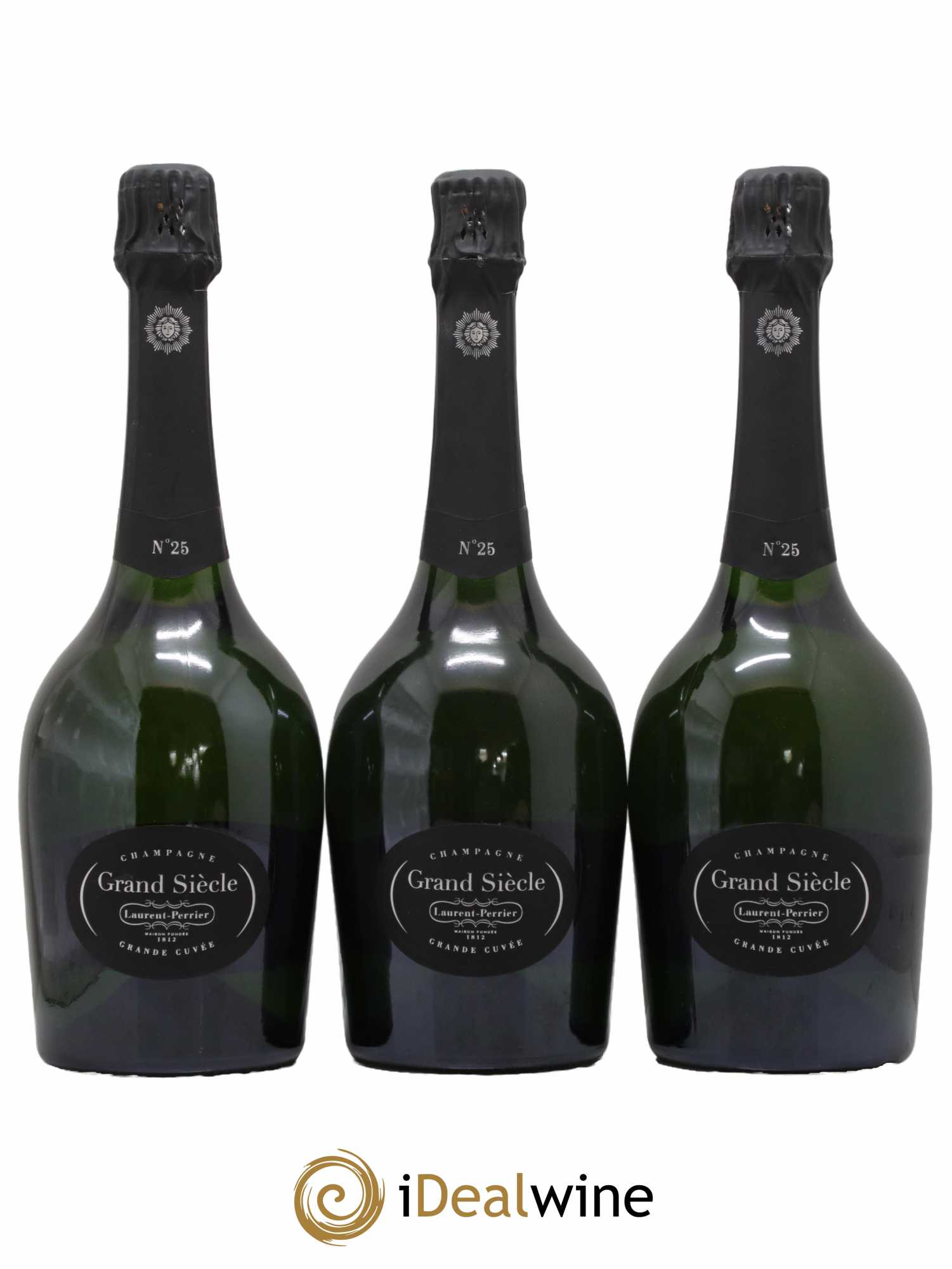 Grand Siècle Itération 25 Laurent Perrier - Lot de 3 bouteilles - 0