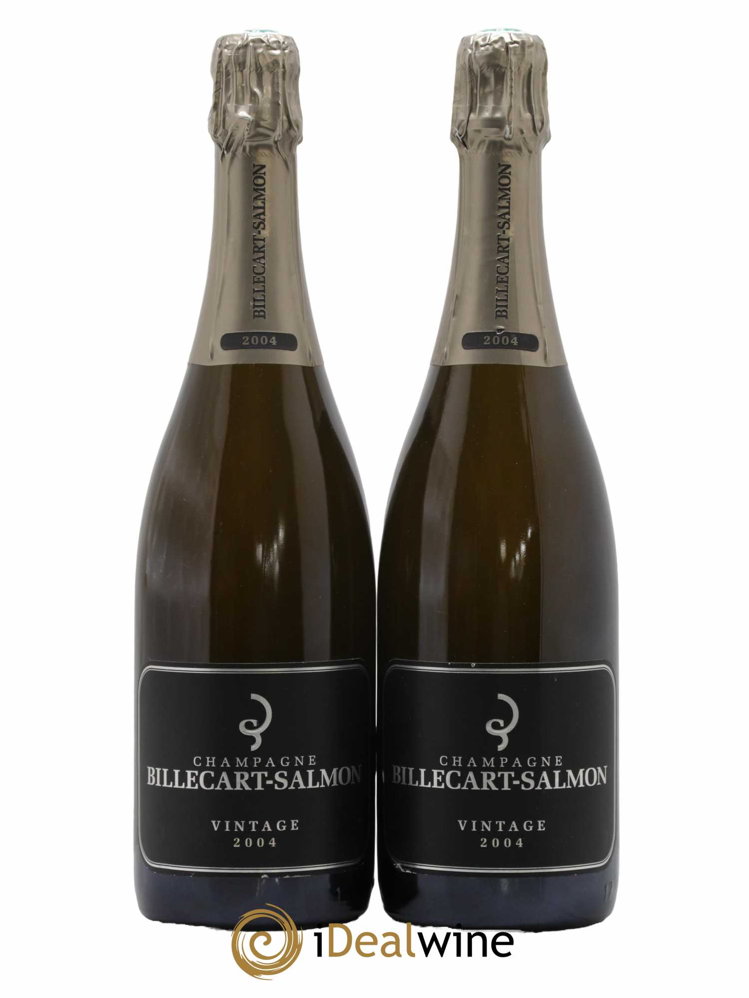 Vintage Billecart-Salmon Extra Brut 2004 - Lot de 2 bouteilles - 0