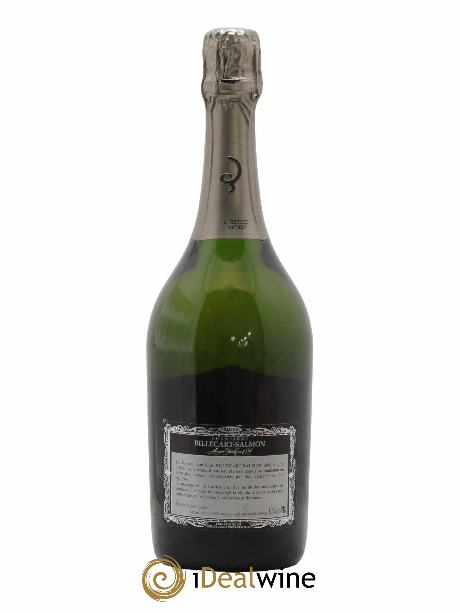 Brut Nicolas François Billecart Billecart-Salmon 2000 - Lot de 1 bouteille - 1