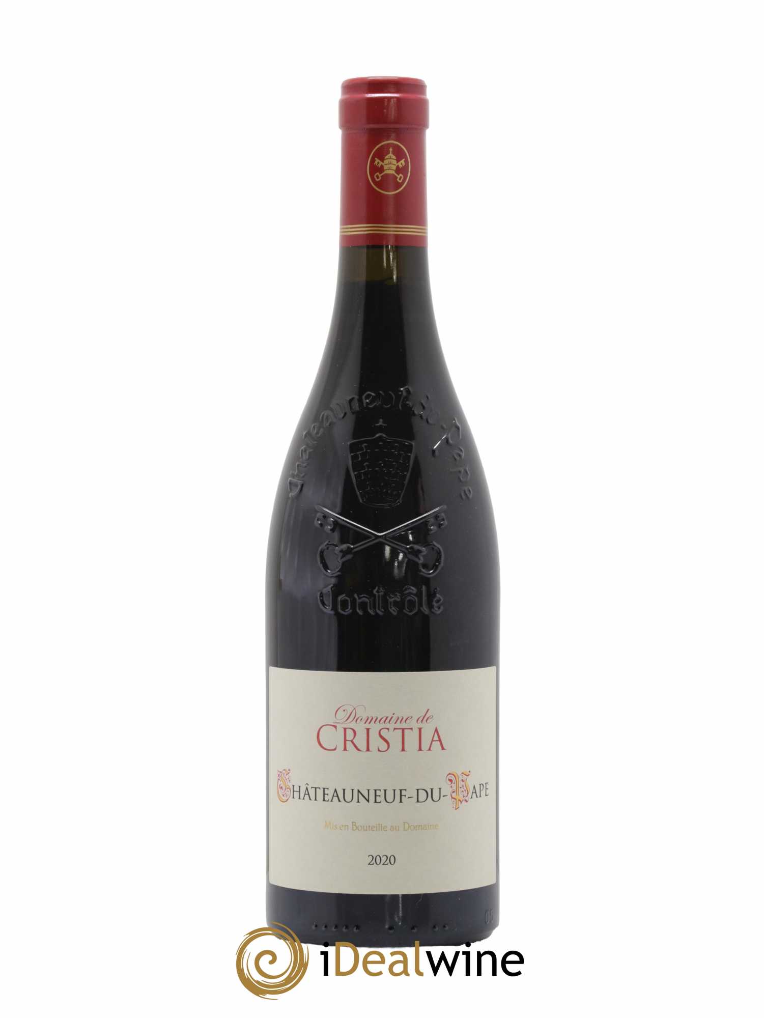 Châteauneuf-du-Pape Domaine de Cristia 2020 - Lot de 1 bouteille - 0