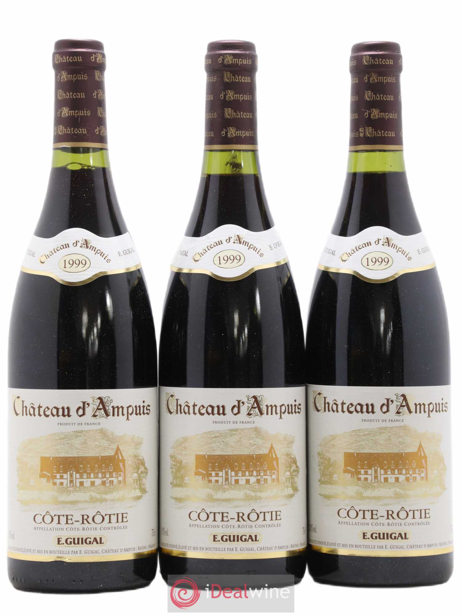 Côte-Rôtie Château d'Ampuis Guigal 1999 - Lot de 3 bouteilles - 0