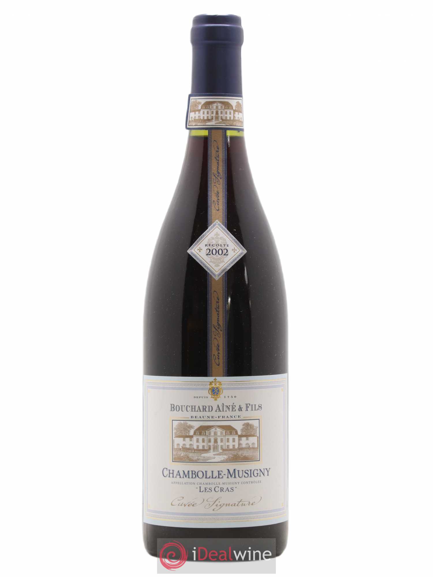 Chambolle-Musigny Les Cras cuvée signature Bouchard Ainé & Fils 2002 - Posten von 1 Flasche - 0