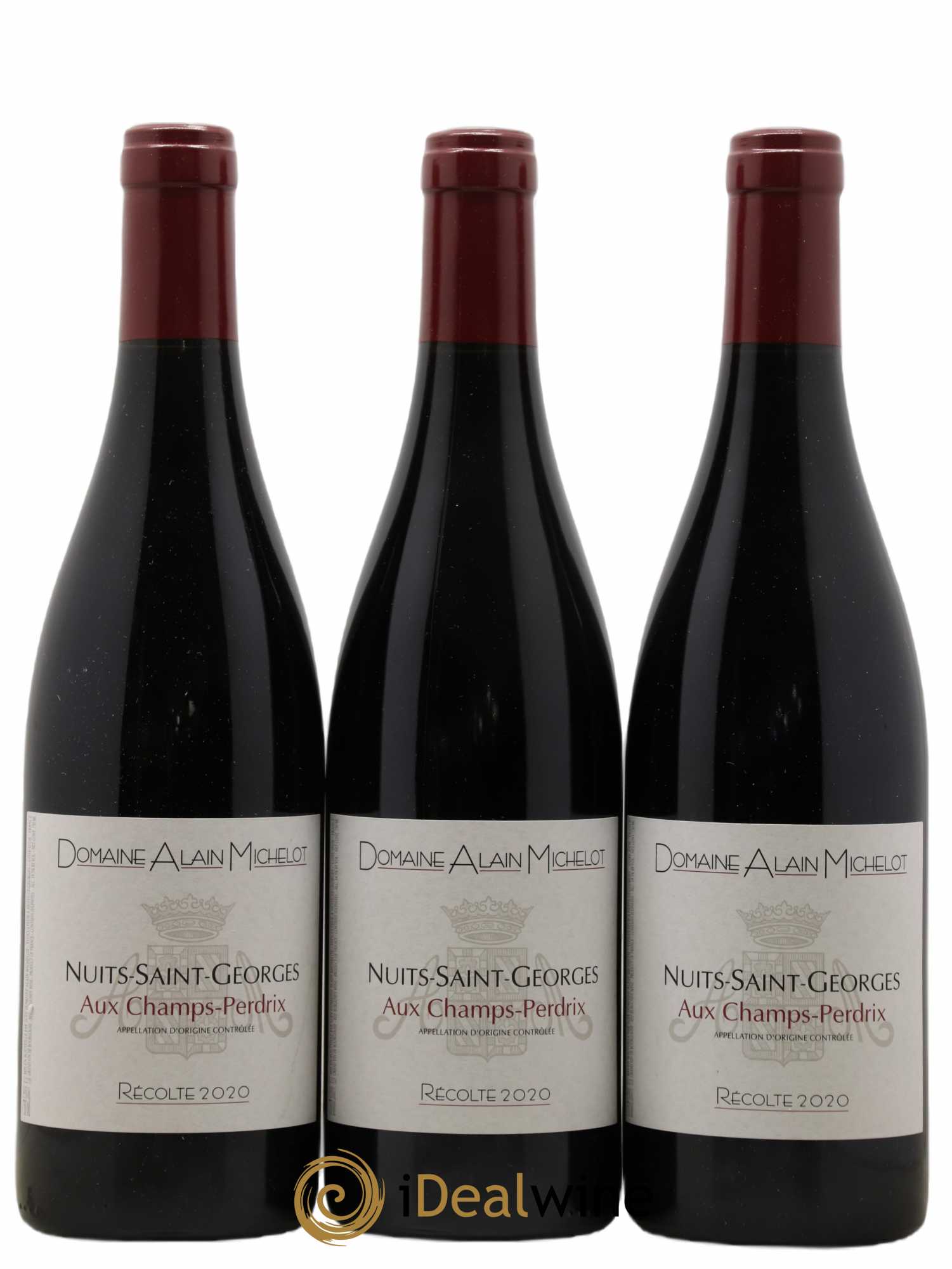 Nuits-Saint-Georges Aux Champs Perdrix Domaine Alain Michelot 2020 - Posten von 3 Flaschen - 0