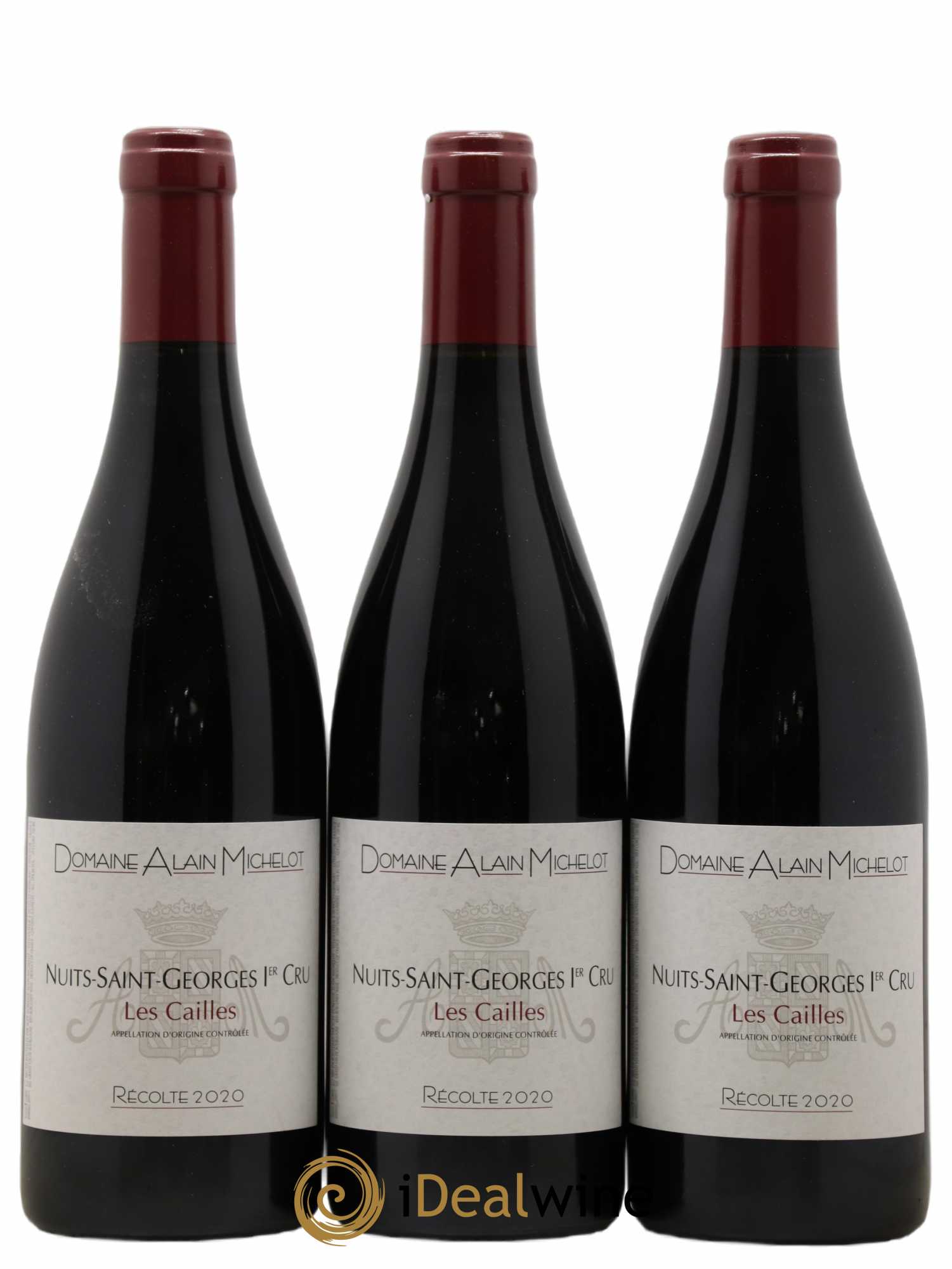 Nuits-Saint-Georges 1er Cru Les Cailles Domaine Alain Michelot 2020 - Posten von 3 Flaschen - 0
