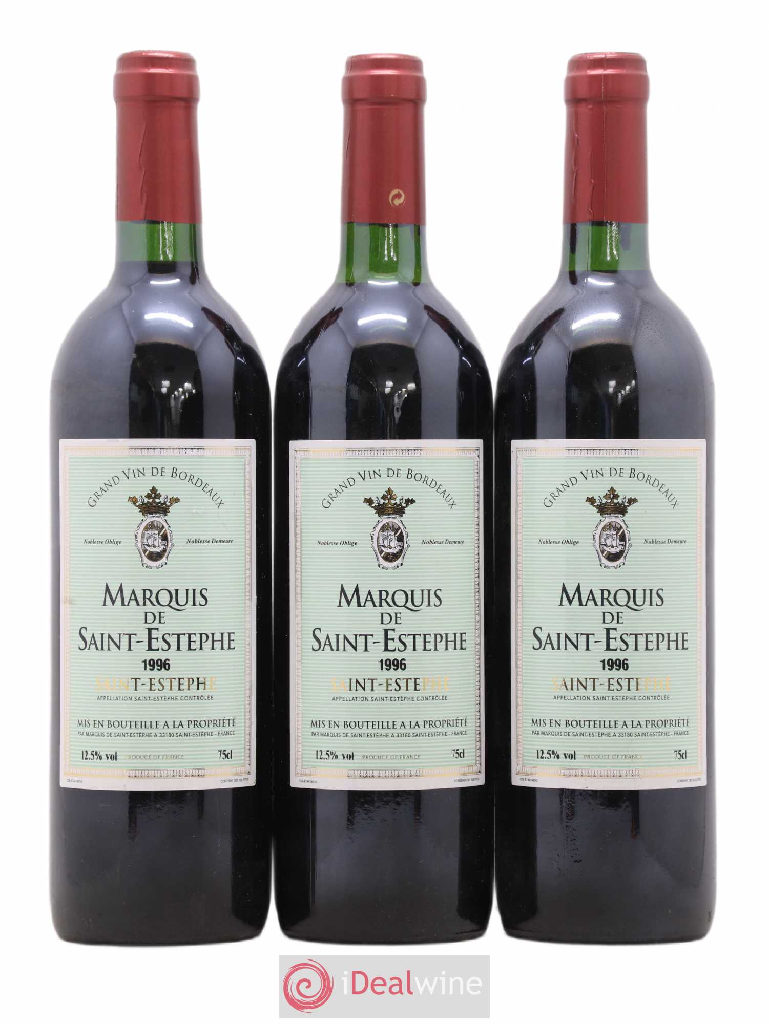 Marquis de Saint Estèphe 1996 - Lot de 12 bouteilles - 4