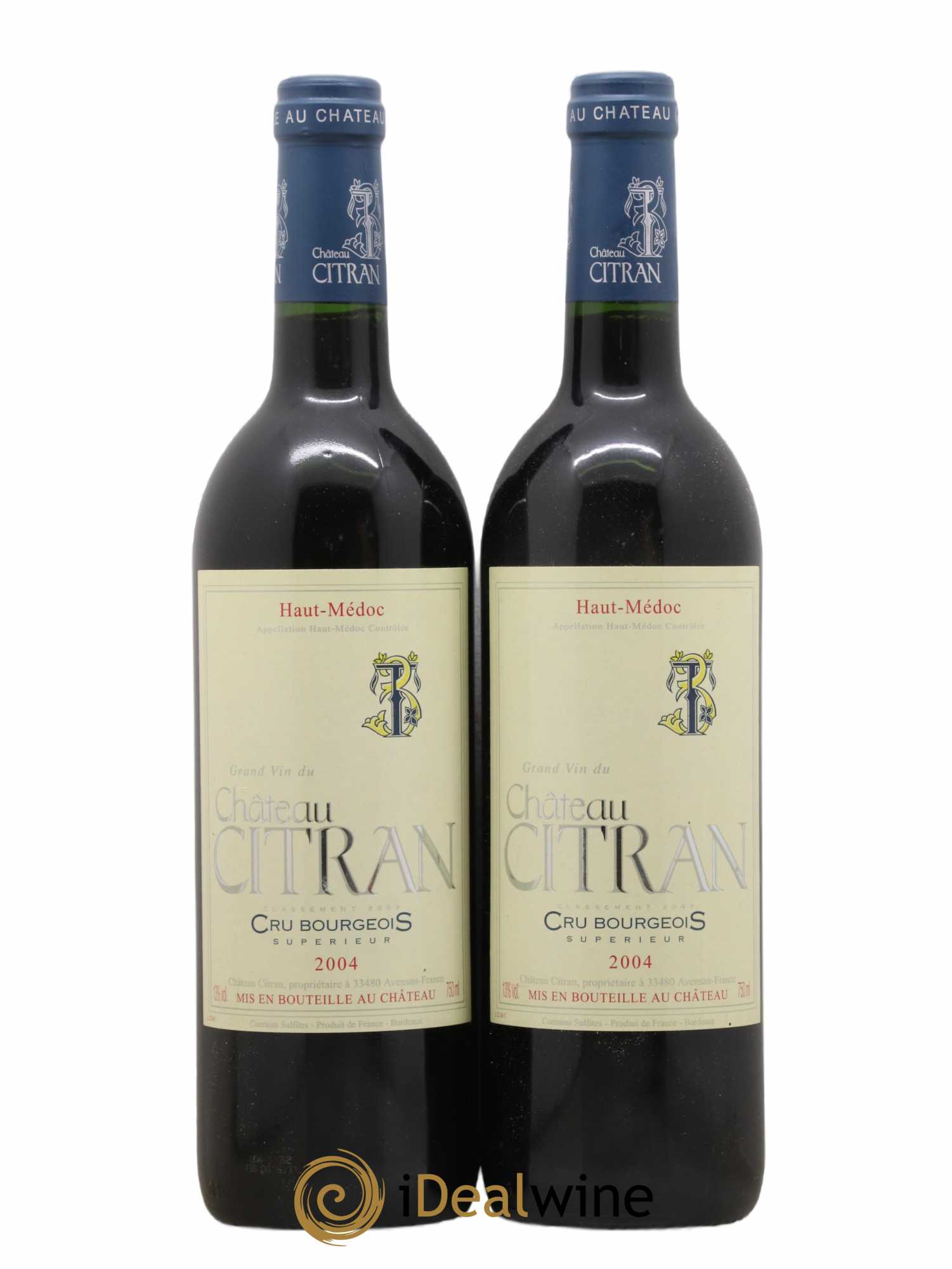 Château Citran Cru Bourgeois 2004 - Lot de 2 bouteilles - 0