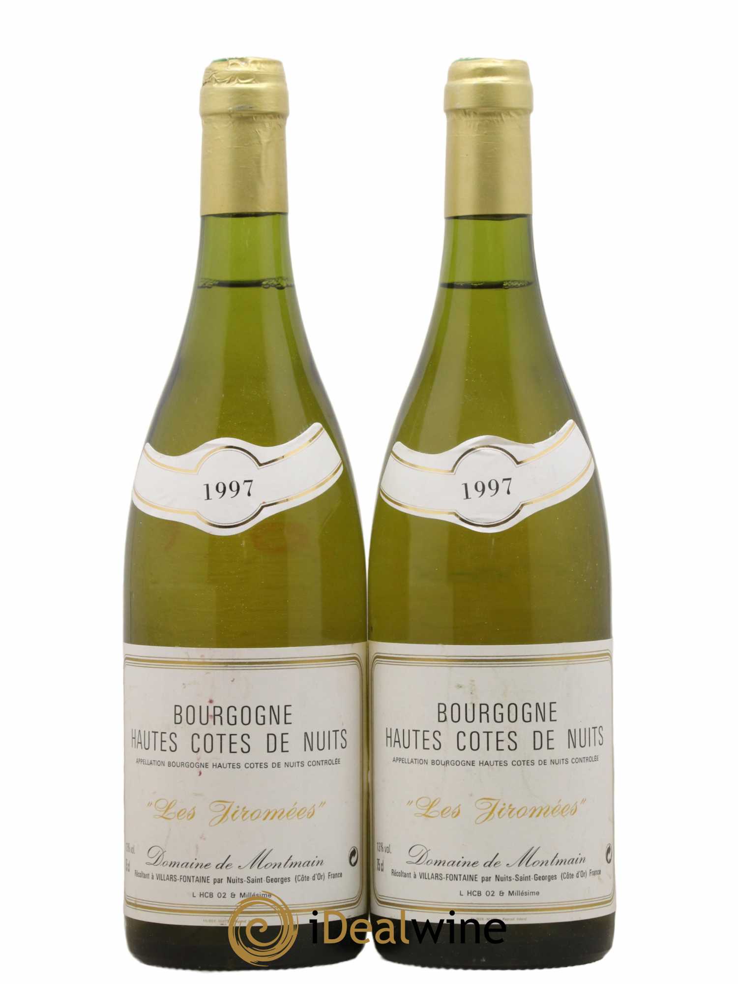 Hautes-Côtes de Nuits Les Jirommées Domaine de Montmain 1997 - Lot de 2 bouteilles - 0
