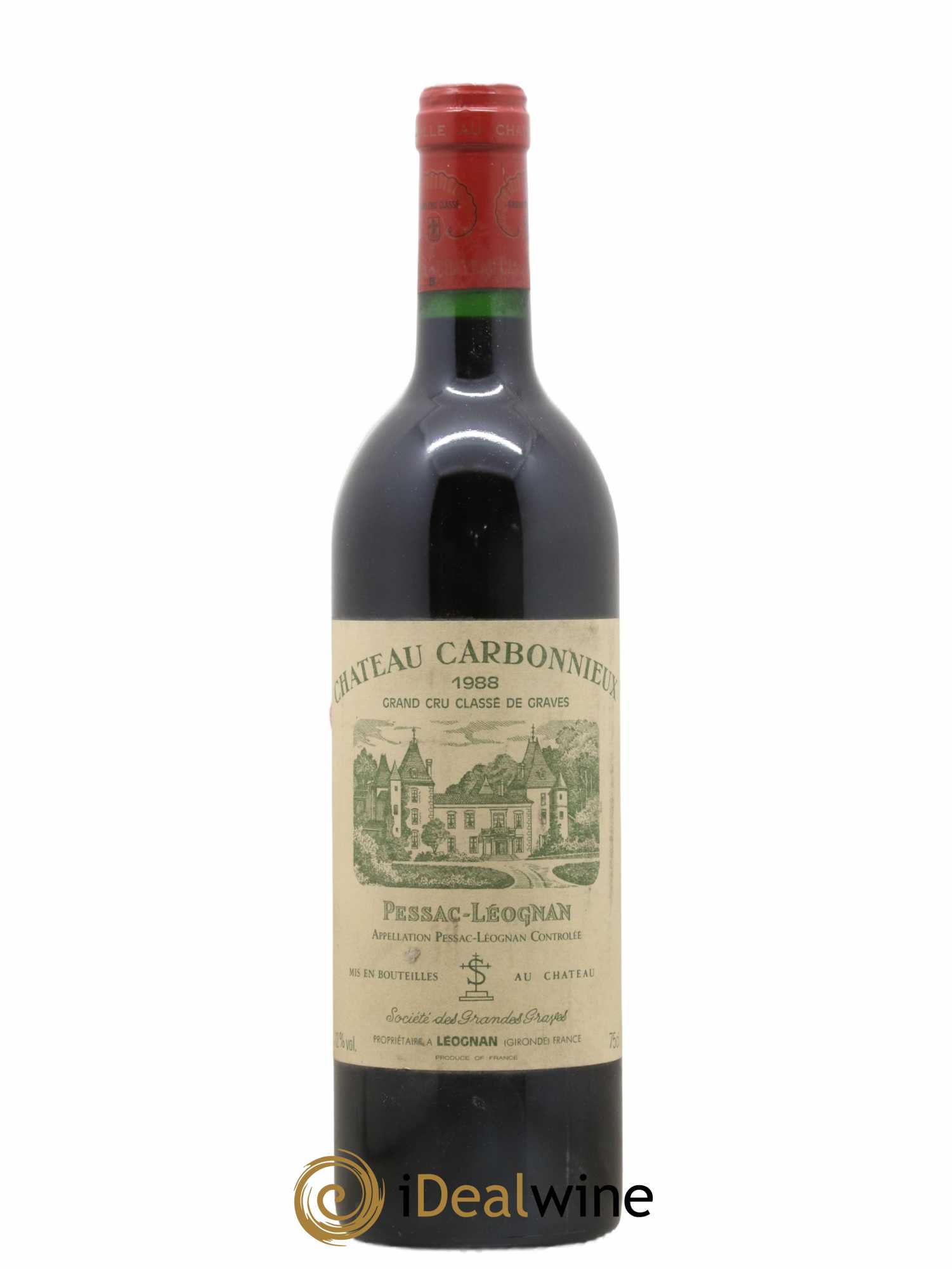 Château Carbonnieux Cru Classé de Graves 1988 - Lot de 1 bouteille - 0