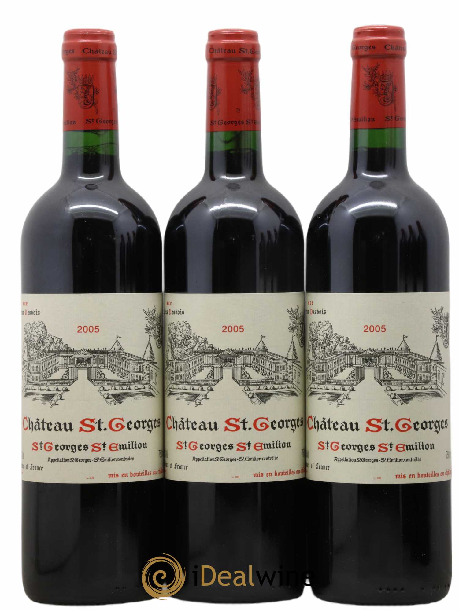 Château Saint-Georges 2005 - Lot de 3 bouteilles - 0