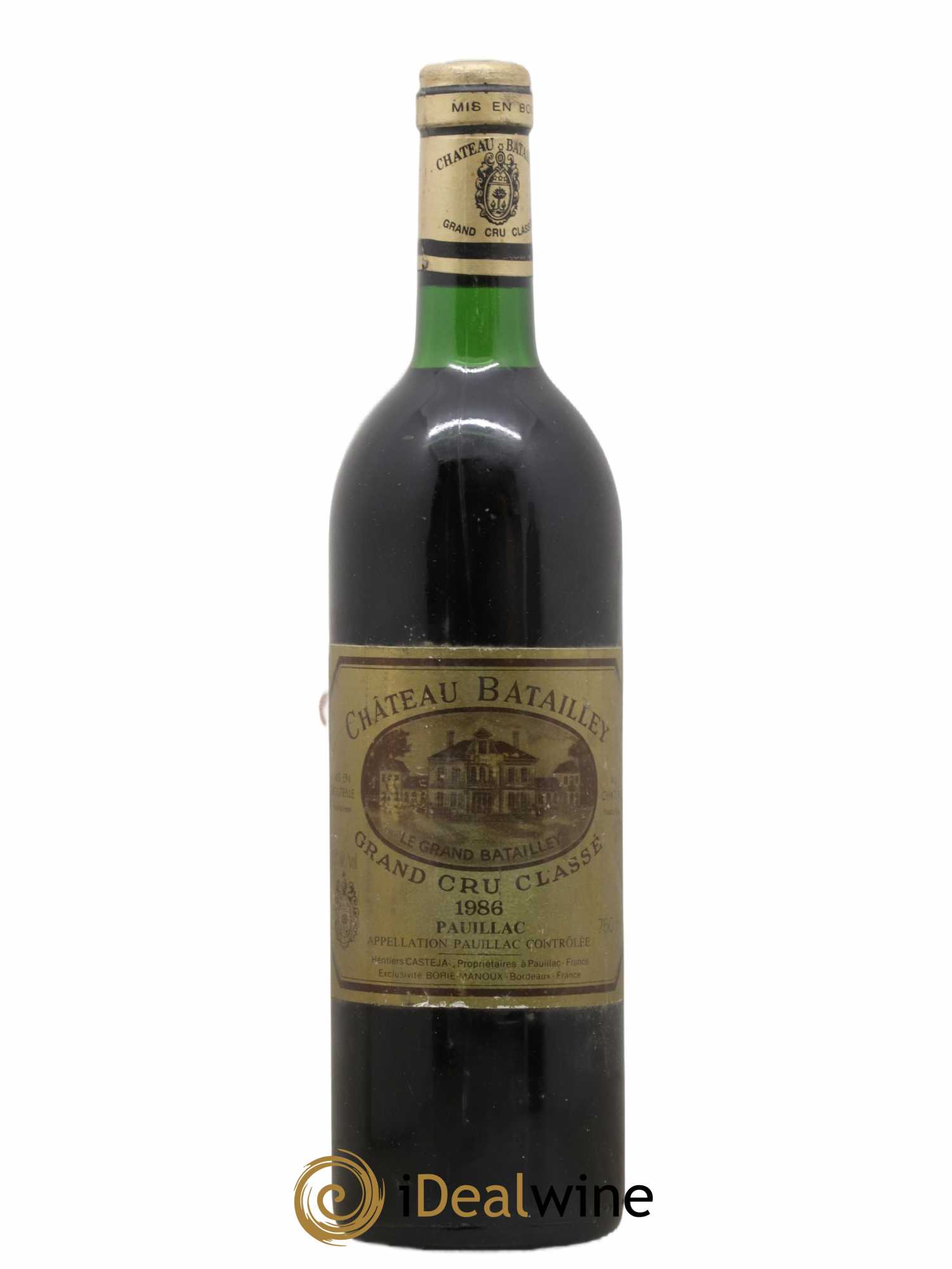 Château Batailley 5ème Grand Cru Classé 1986 - Lot de 1 bouteille - 0
