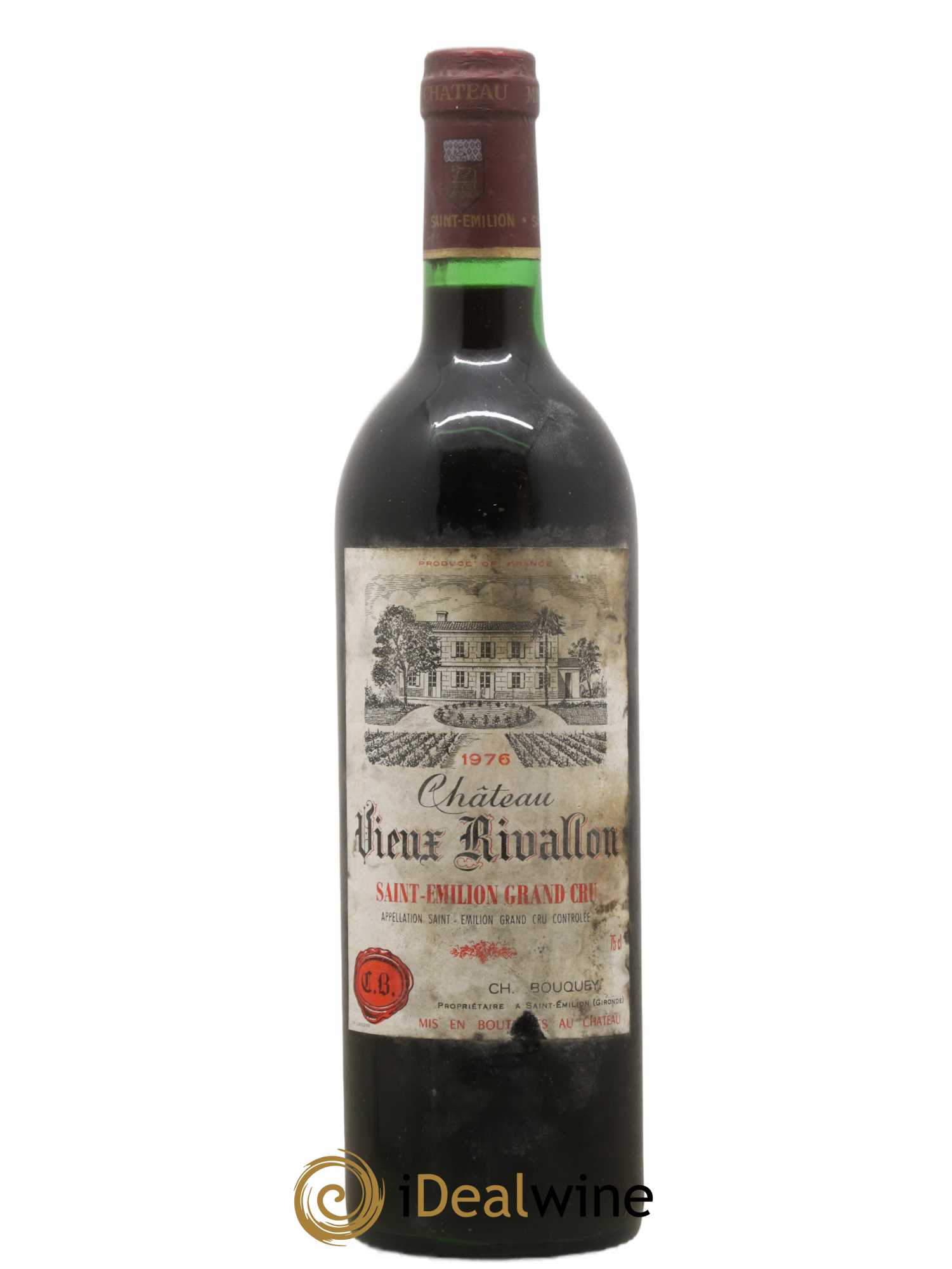 Saint-Émilion Grand Cru Vieux Rivallon 1976 - Lot de 1 bouteille - 0