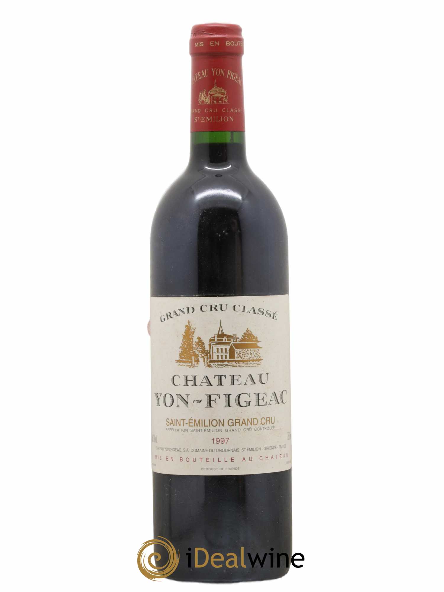 Château Yon Figeac Grand Cru Classé 1997 - Lot de 1 bouteille - 0