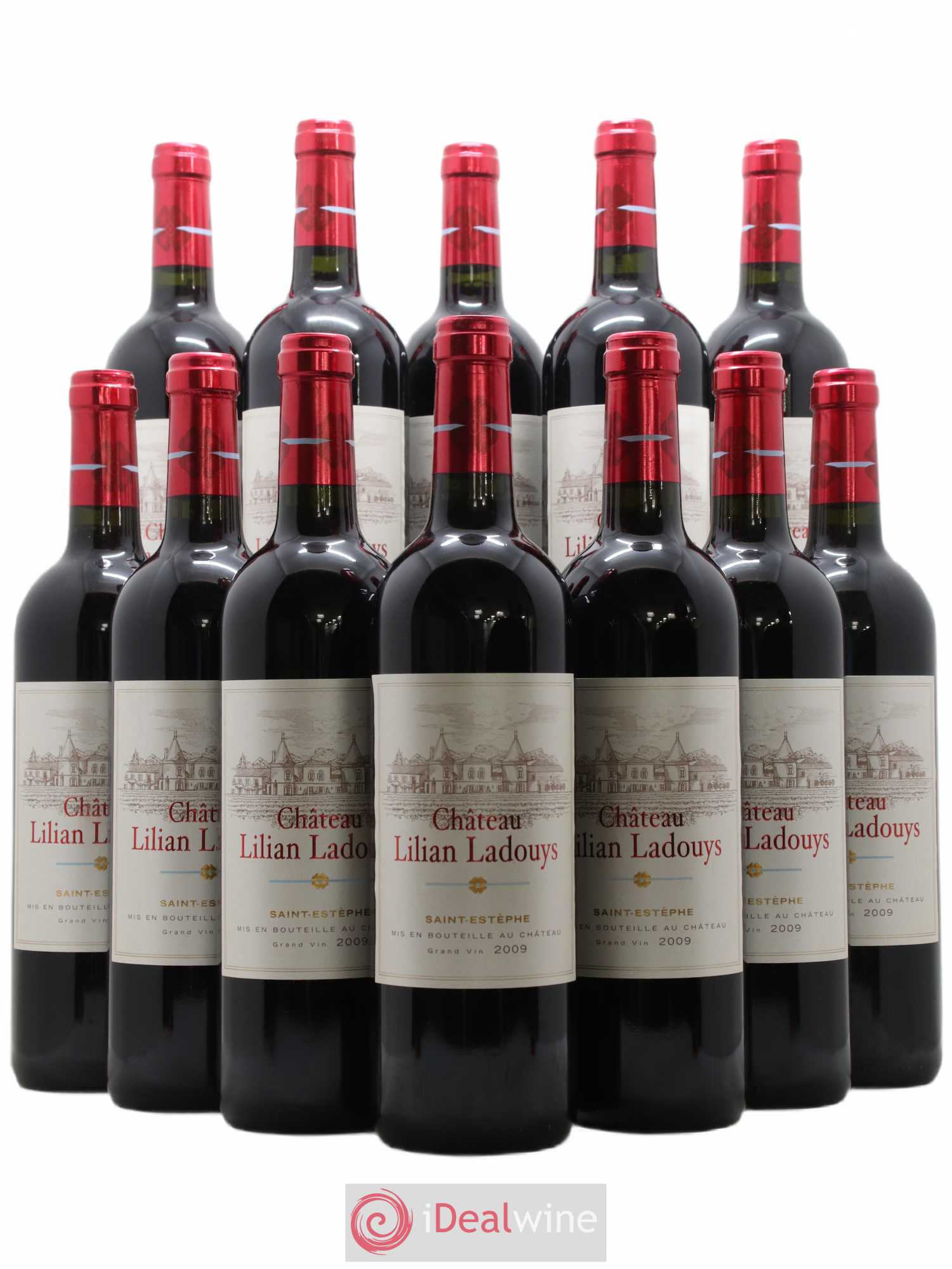 Château Lilian Ladouys Cru Bourgeois 2009 - Lot de 12 bouteilles - 0