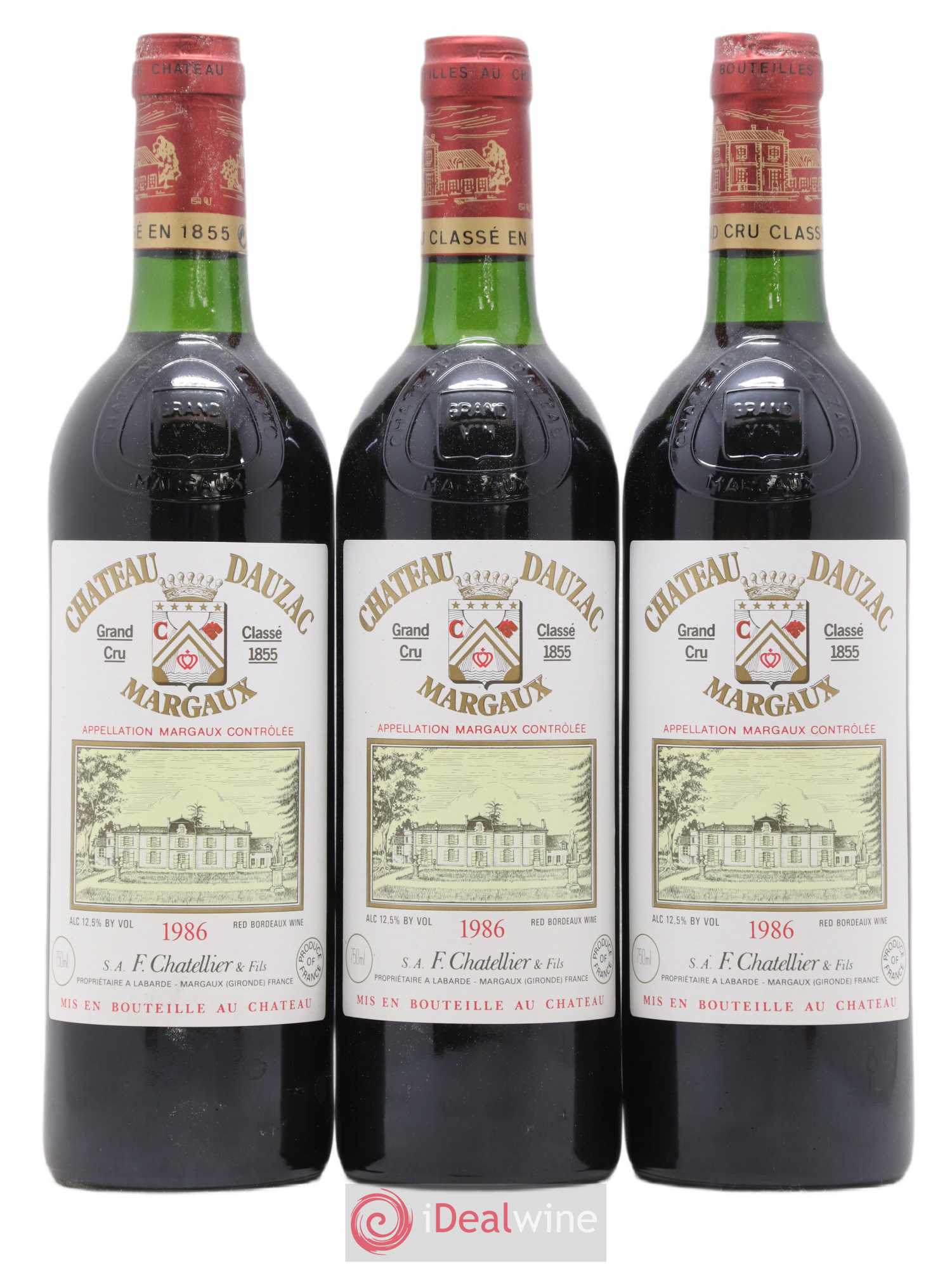 Château Dauzac 5ème Grand Cru Classé 1986 - Lot de 12 bouteilles - 2