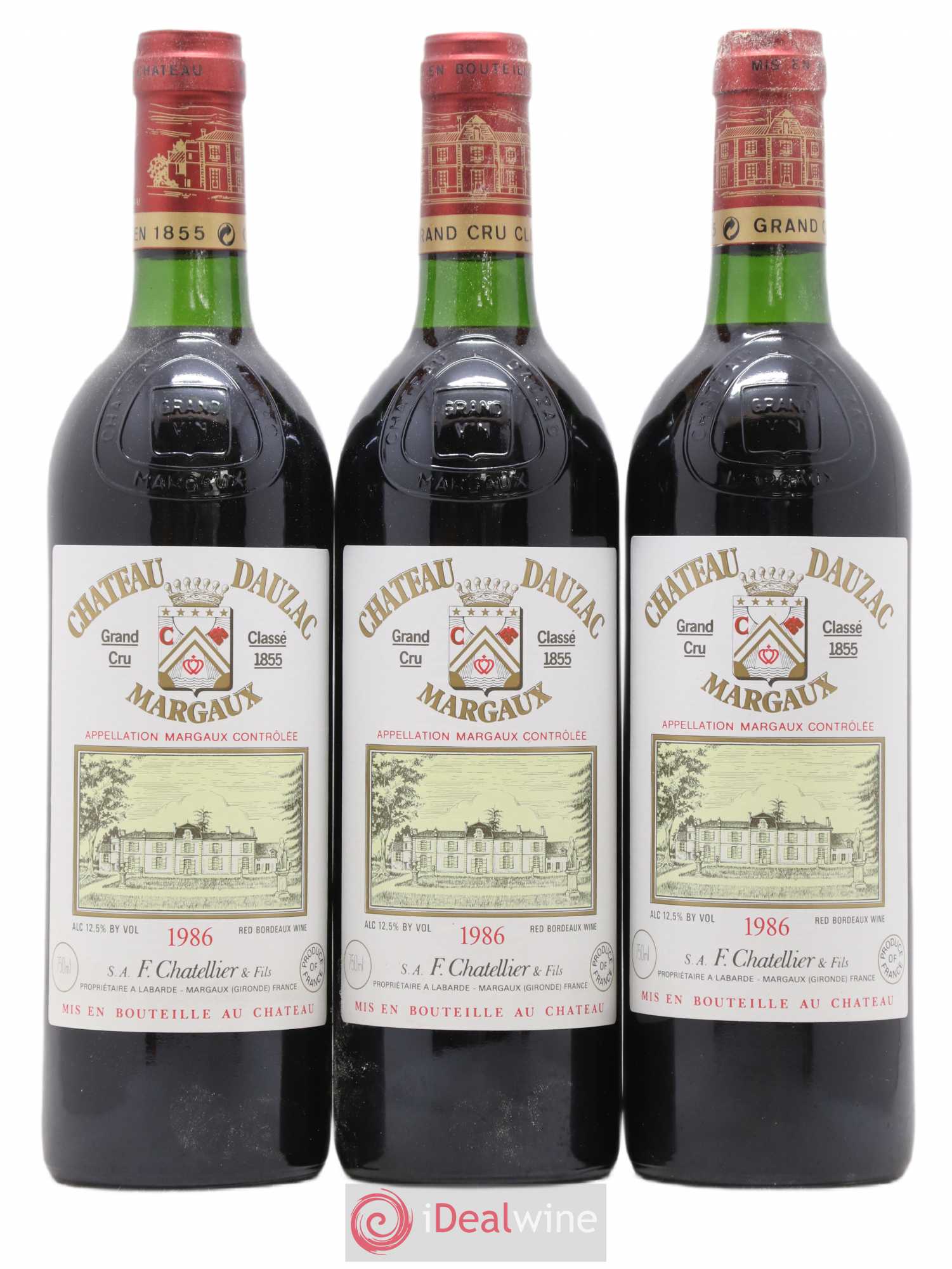 Château Dauzac 5ème Grand Cru Classé 1986 - Lot de 12 bouteilles - 3