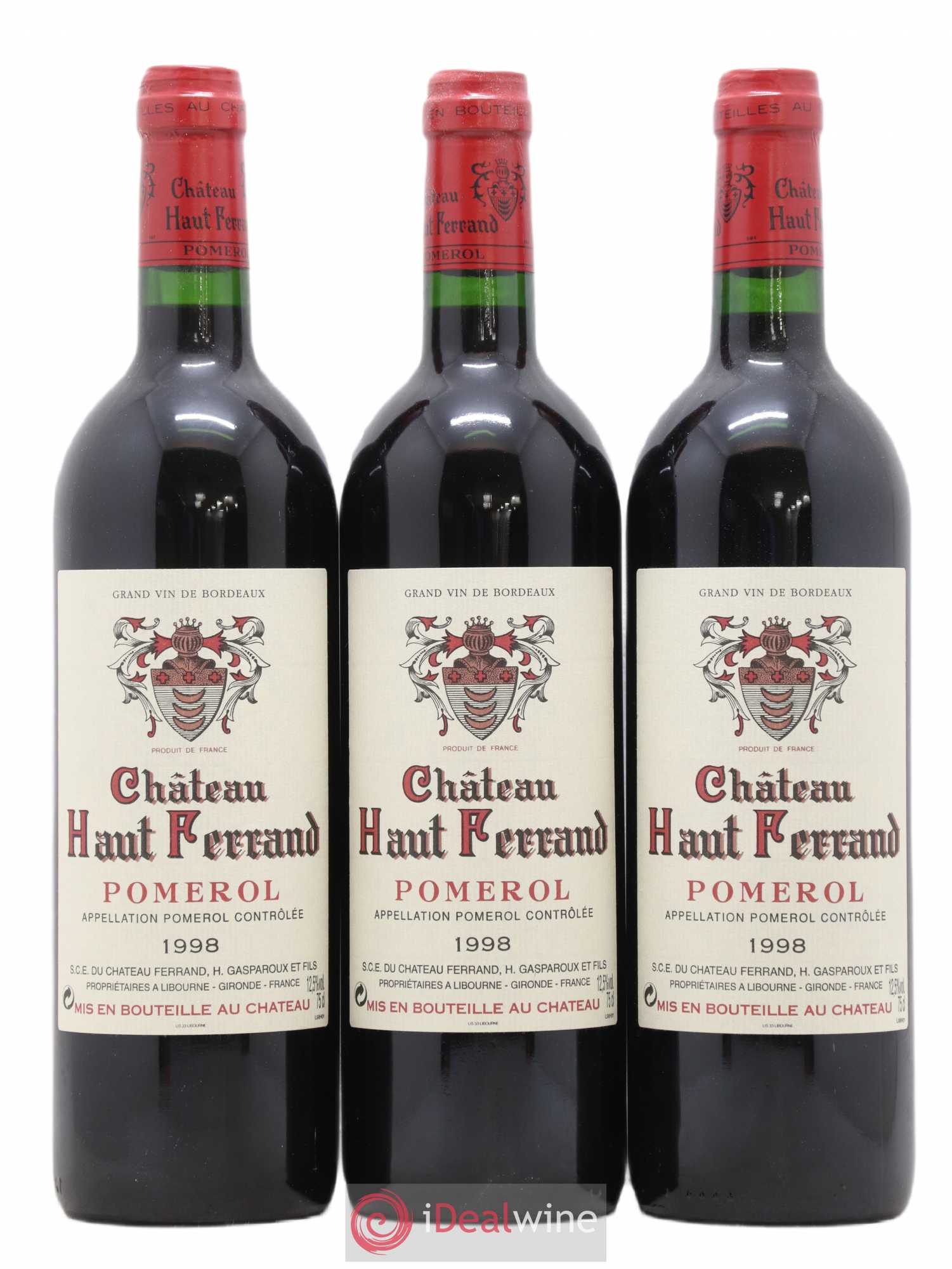 Château Haut Ferrand 1998 - Lot de 12 bouteilles - 1