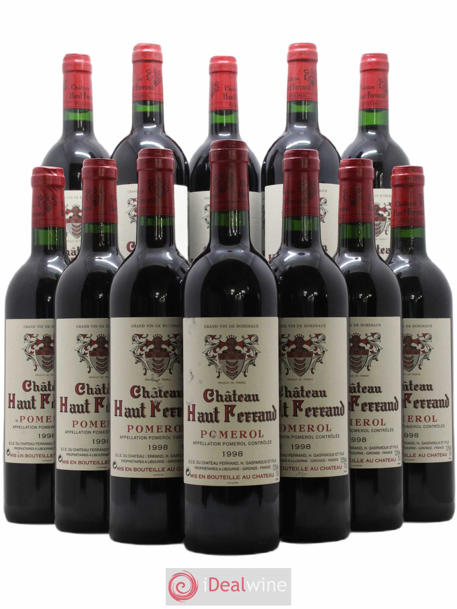 Château Haut Ferrand 1998 - Lot de 12 bouteilles - 0