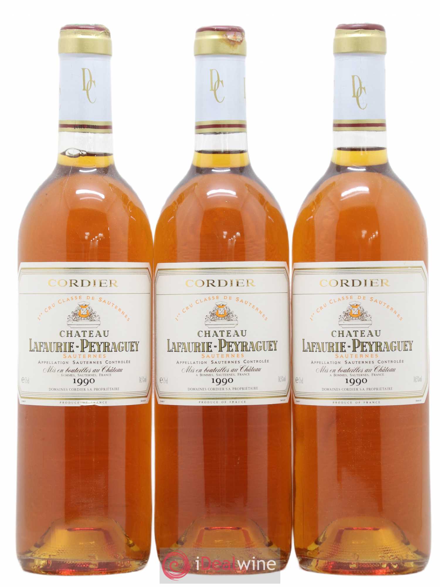Château Lafaurie-Peyraguey 1er Grand Cru Classé 1990 - Lotto di 6 bottiglie - 2