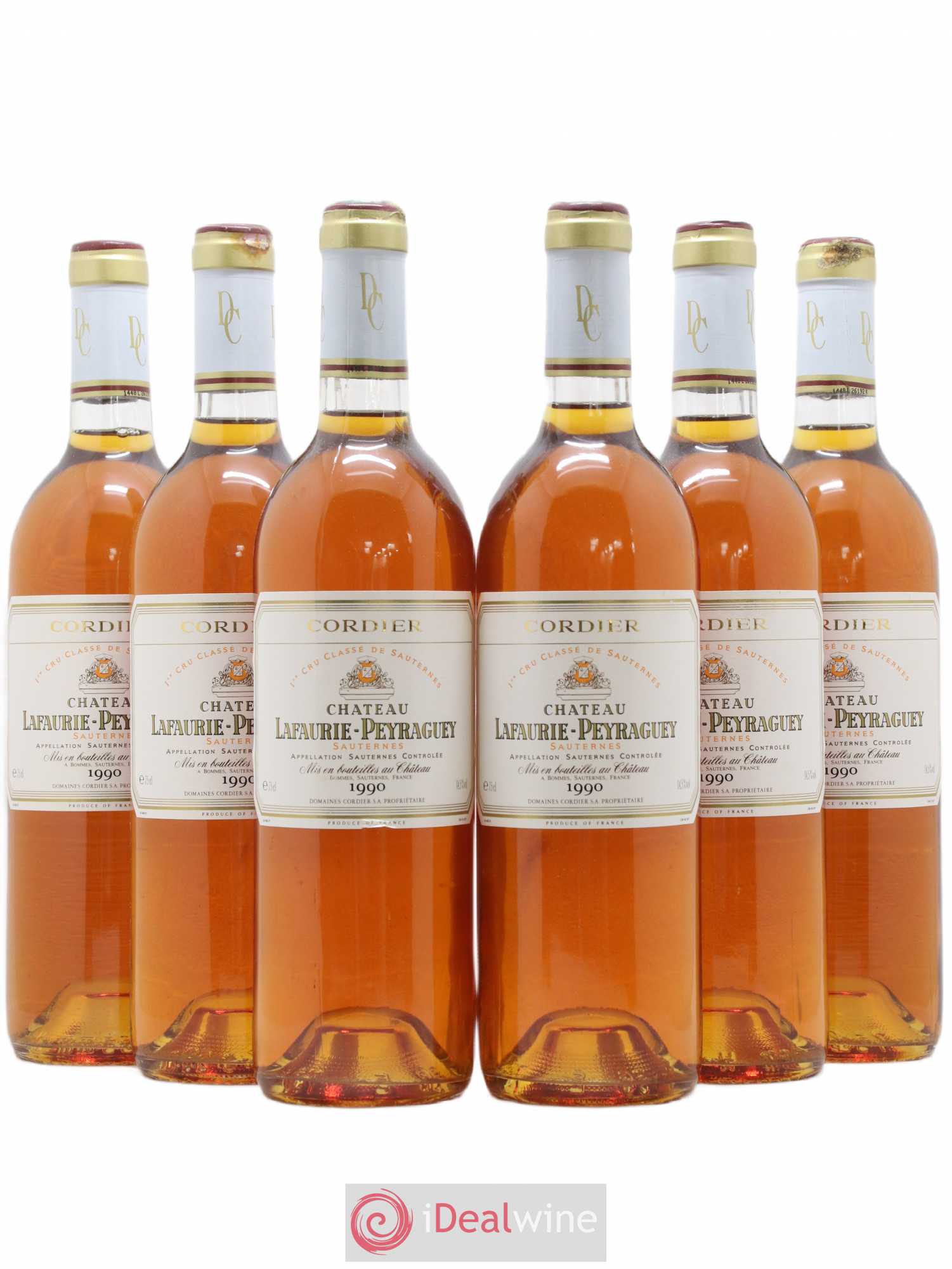 Château Lafaurie-Peyraguey 1er Grand Cru Classé 1990 - Lotto di 6 bottiglie - 0