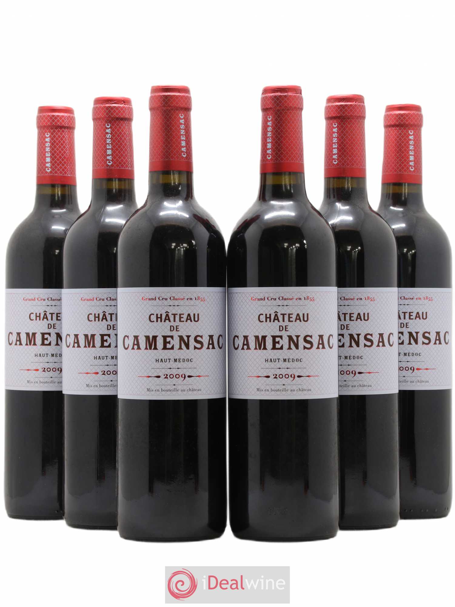 Château Camensac 5ème Grand Cru Classé 2009 - Lot de 6 bouteilles - 0