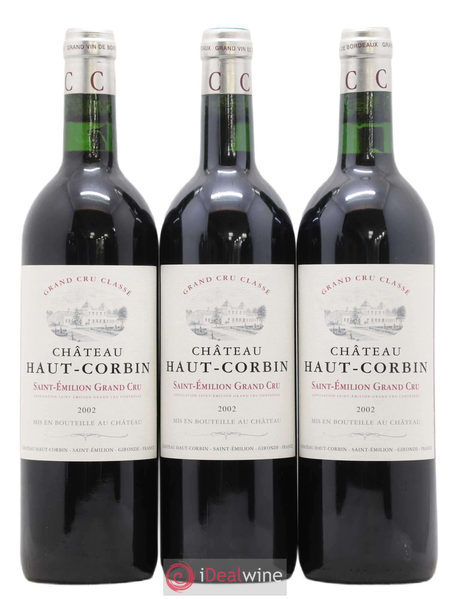 Château Haut Corbin Grand Cru 2002 - Lot de 6 bouteilles - 1