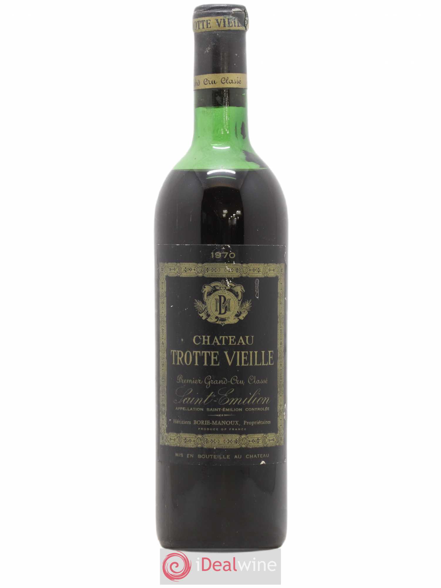 Château Trotte Vieille 1er Grand Cru Classé B 1970 - Lot de 1 bouteille - 0
