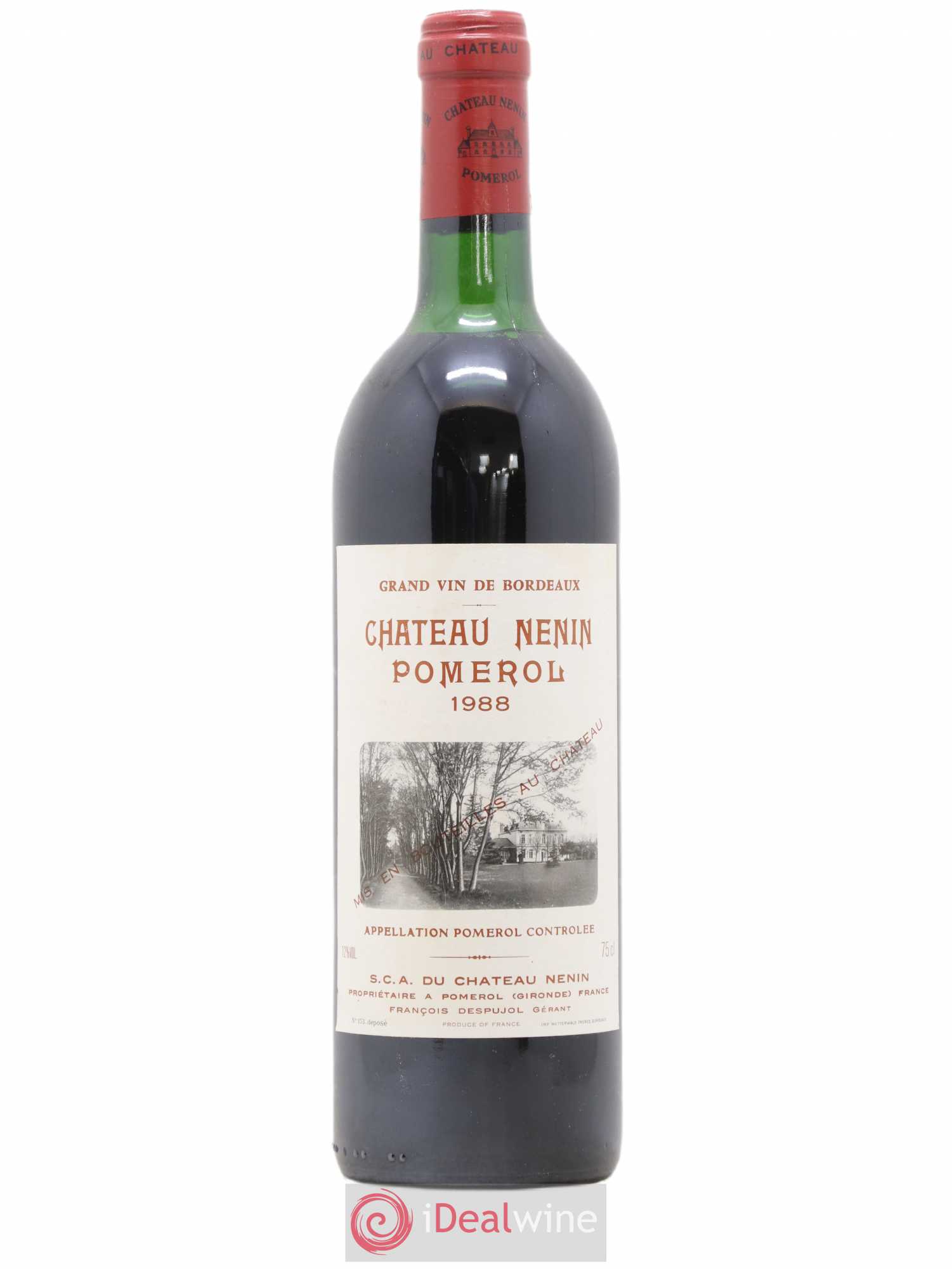 Château Nenin 1988 - Lot de 1 bouteille - 0