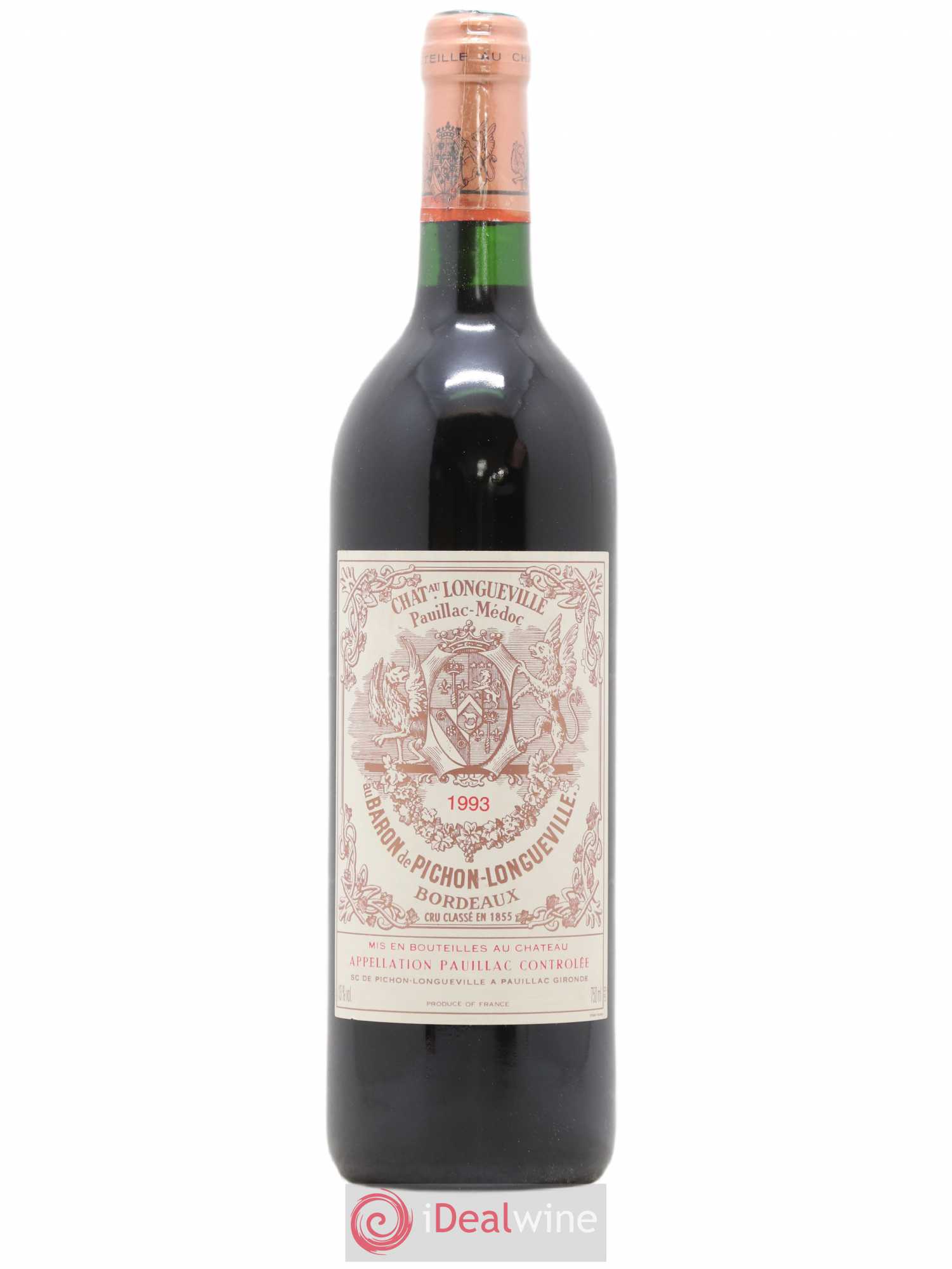 Pichon Longueville Baron 2ème Grand Cru Classé 1993 - Lot de 1 bouteille - 0
