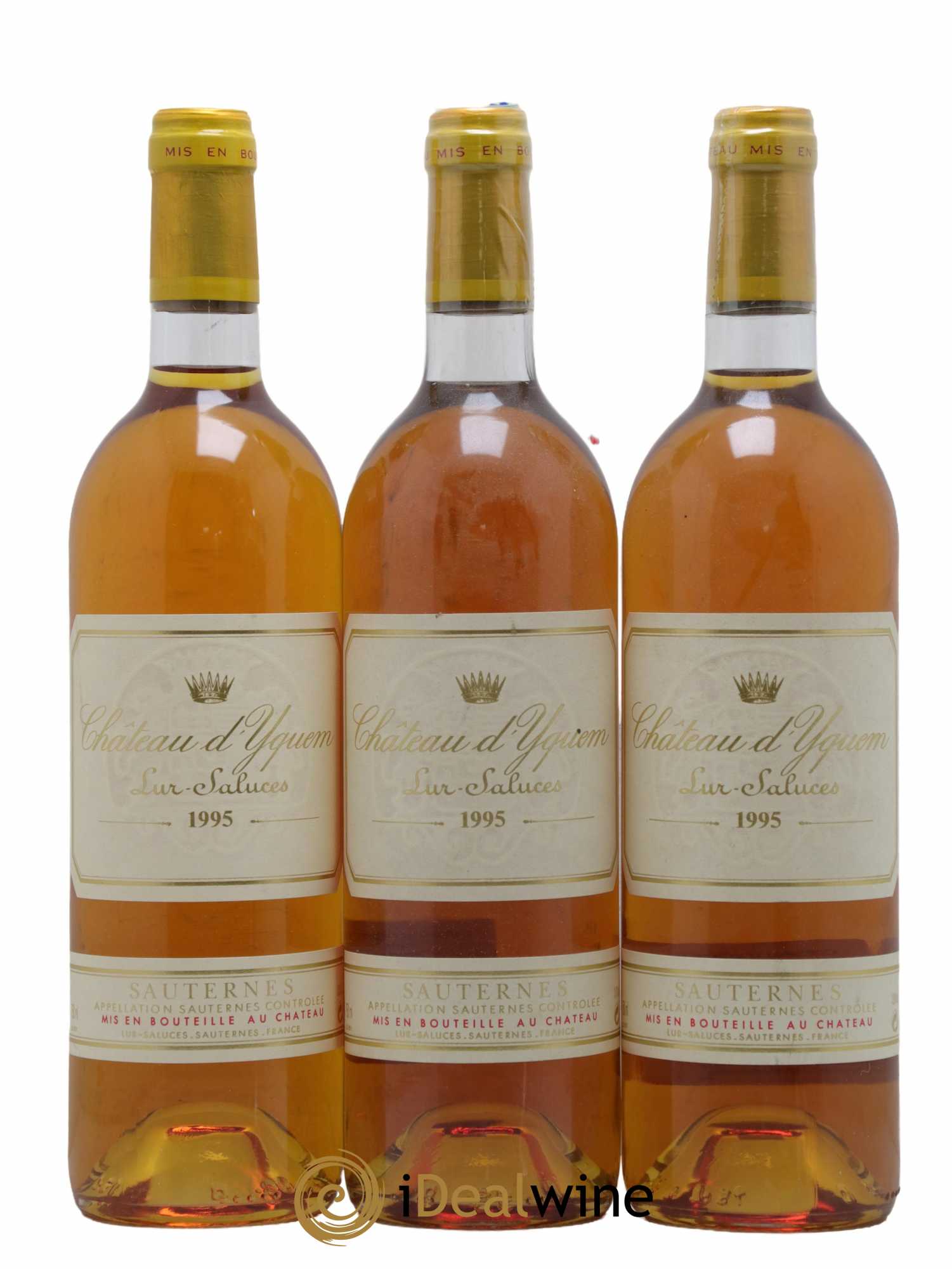 Château d' Yquem 1er Cru Classé Supérieur 1995 - Lotto di 3 bottiglie - 0