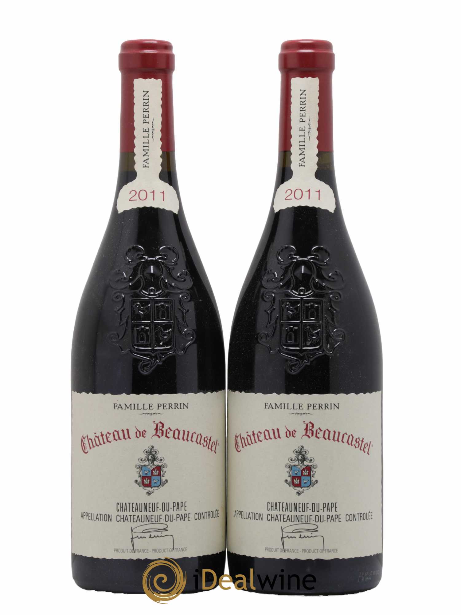 Châteauneuf-du-Pape Château de Beaucastel Famille Perrin 2011 - Lot de 2 bouteilles - 0