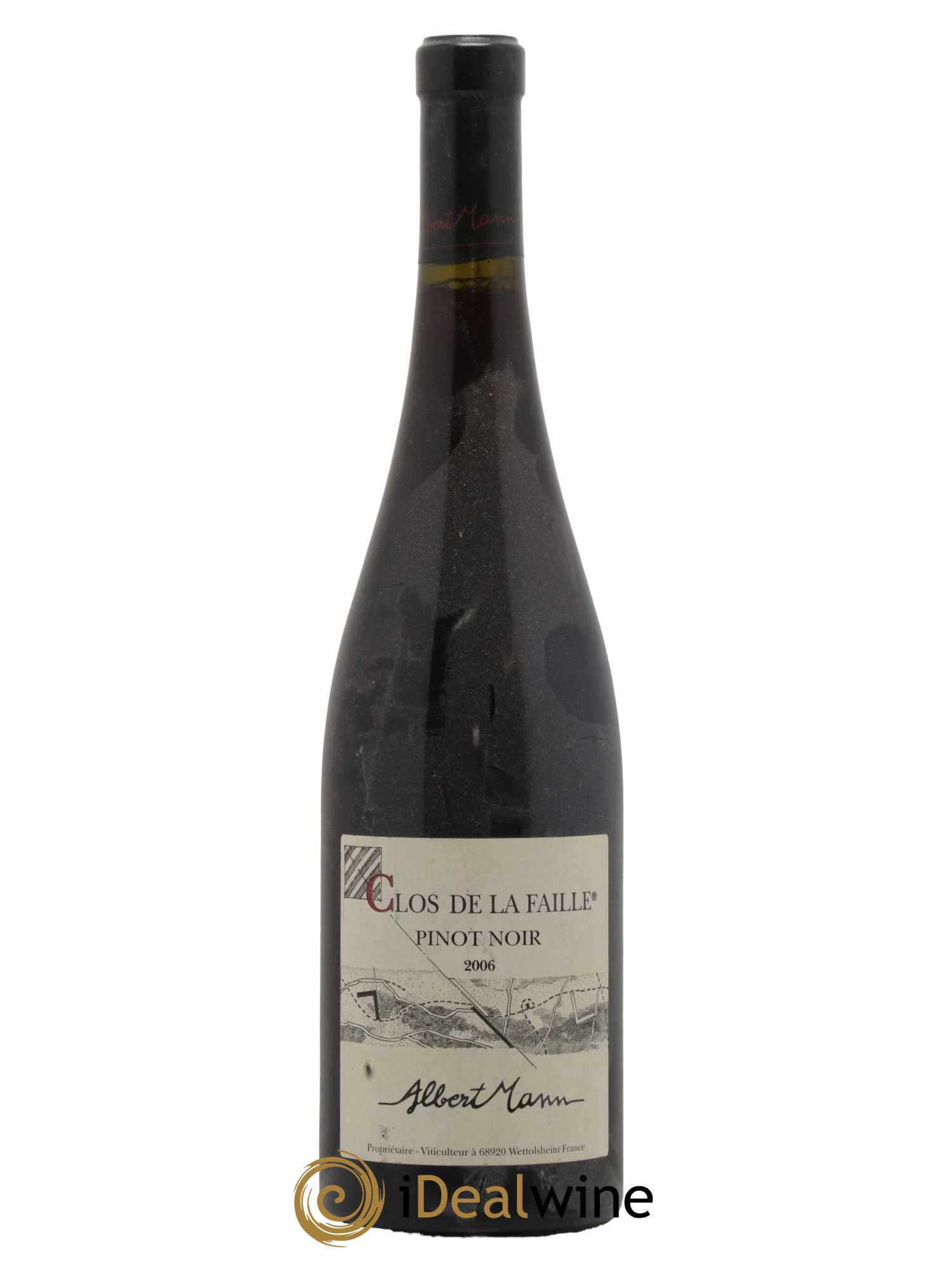 Alsace Pinot Noir Clos de la Faille Albert Mann 2006 - Lot de 1 bouteille - 0