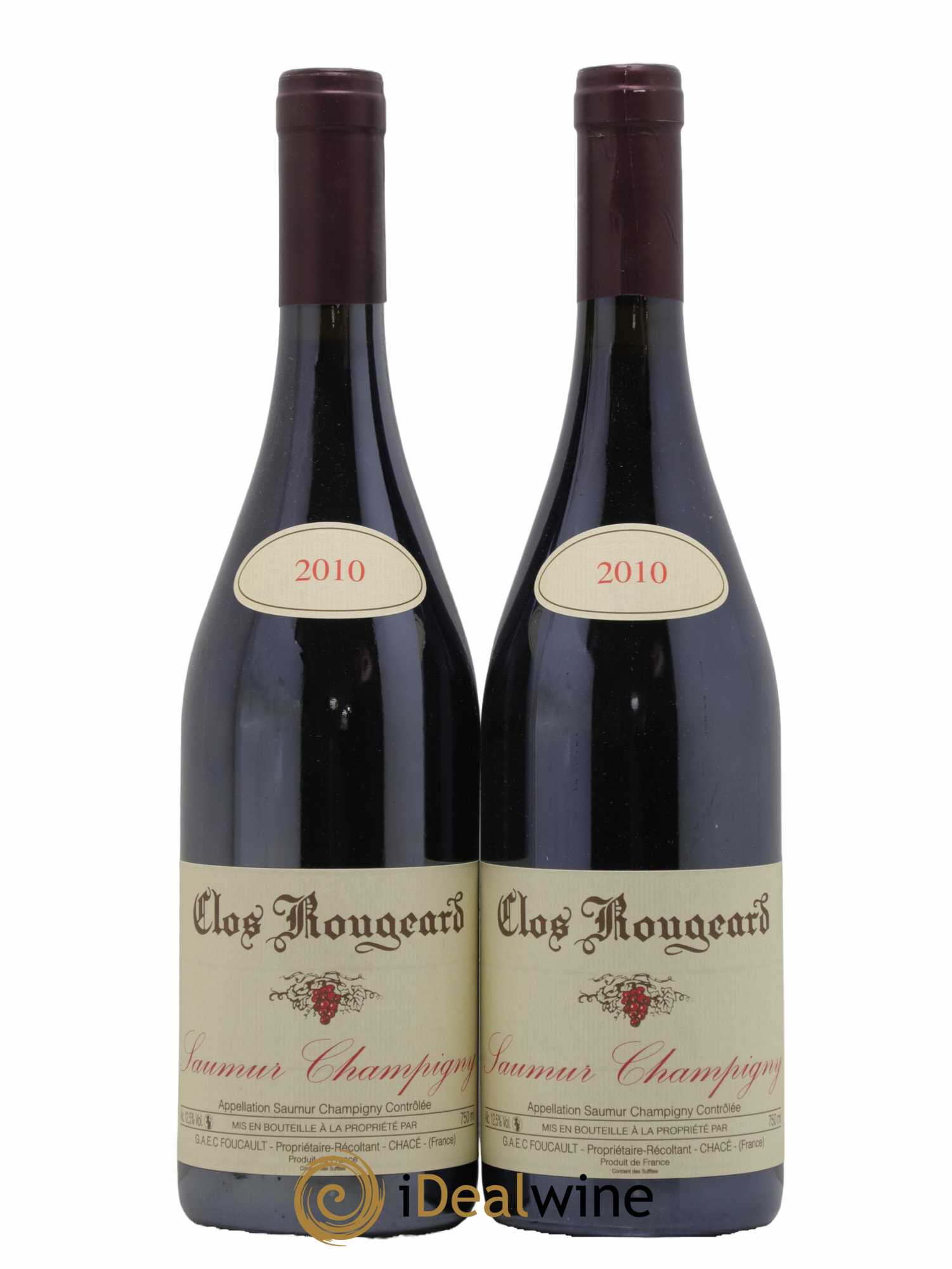 Saumur-Champigny Clos Rougeard 2010 - Lot of 2 bottles - 0